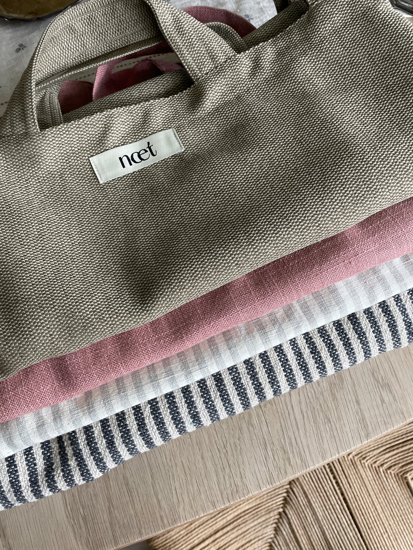 Crossbody taske fra næt