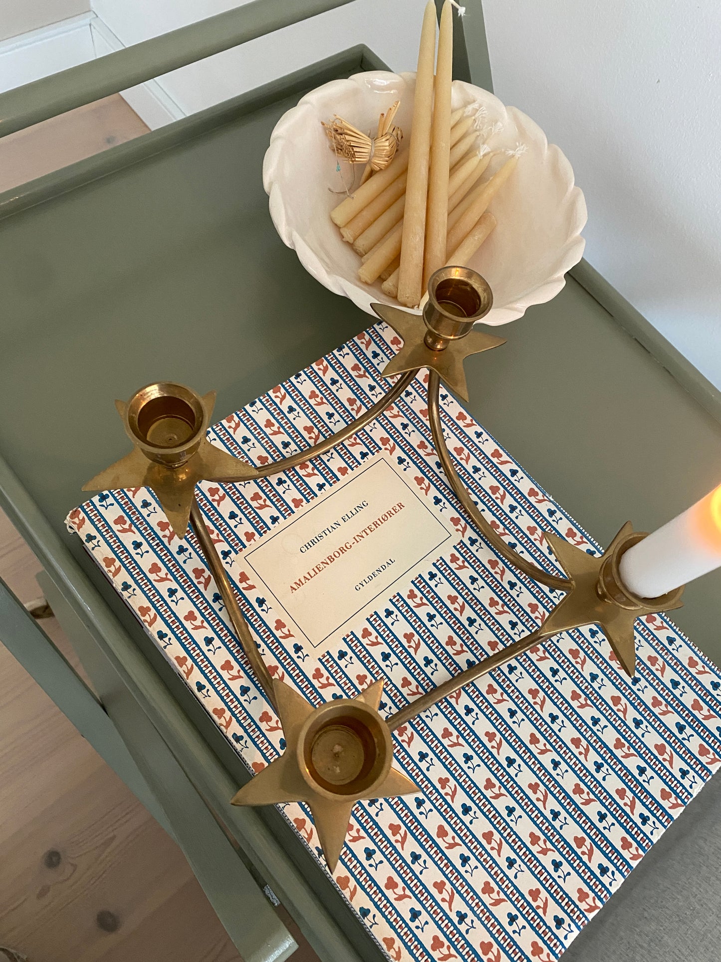 Messing adventsstage, stjerne, høj