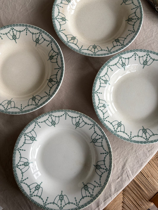 Engelske dybe tallerkner