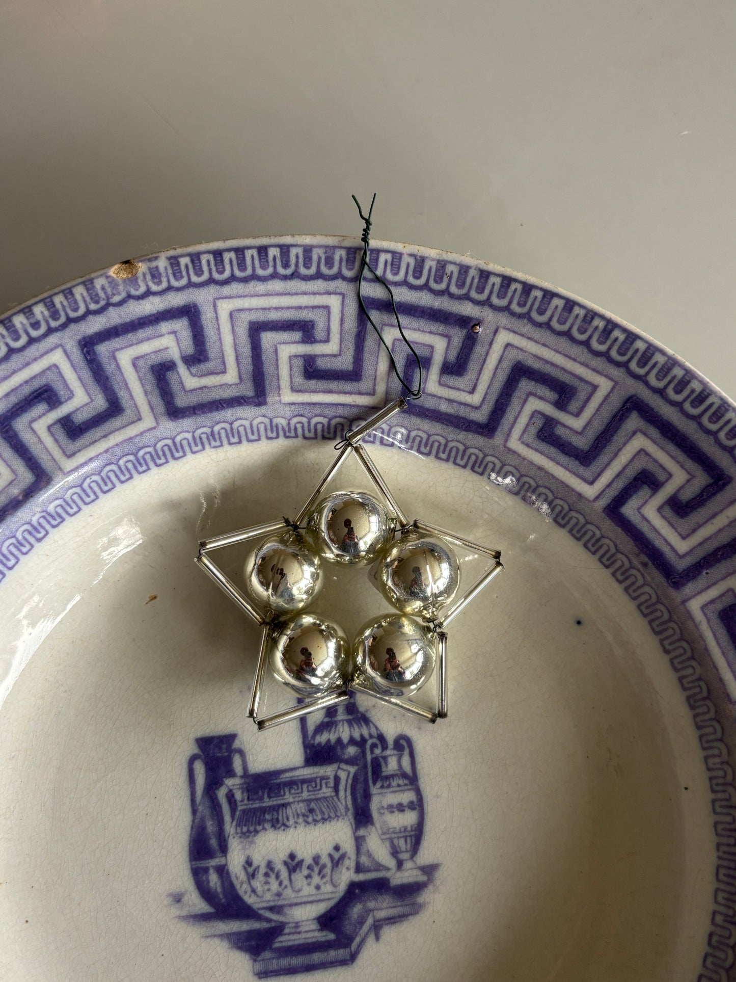 Antik tjekkisk jule ophæng