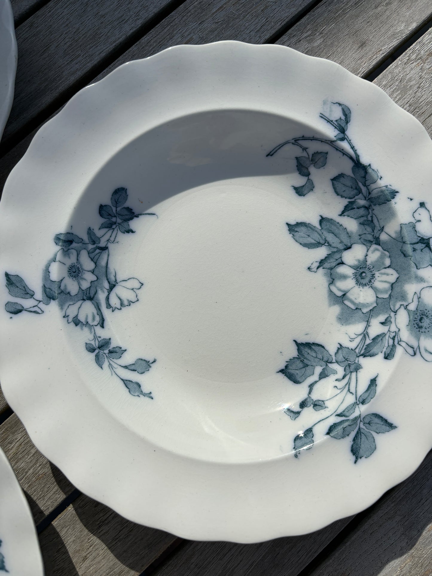 Engelske middagstallerkner