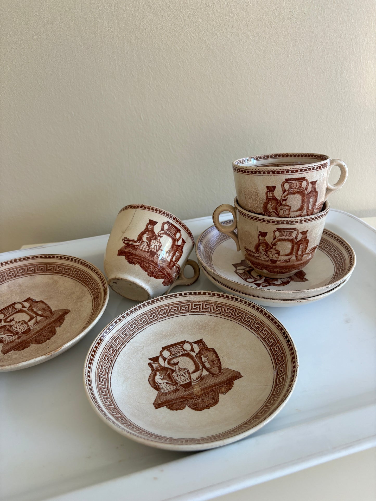 Antikke Panthes kaffekopper