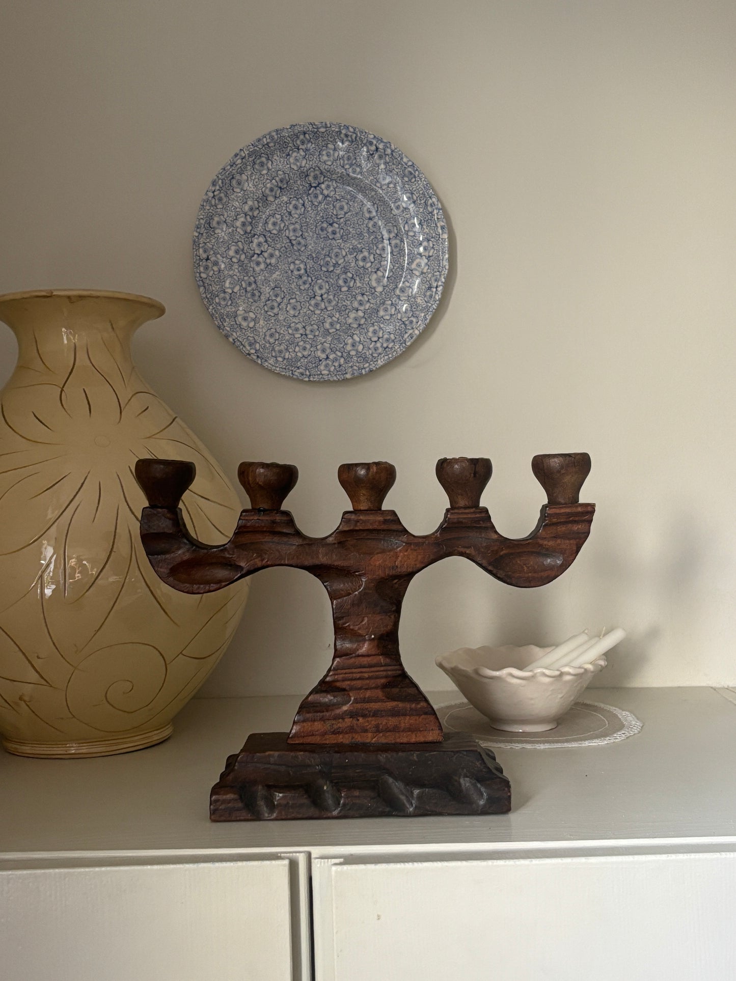 Smukkeste træ lysestage