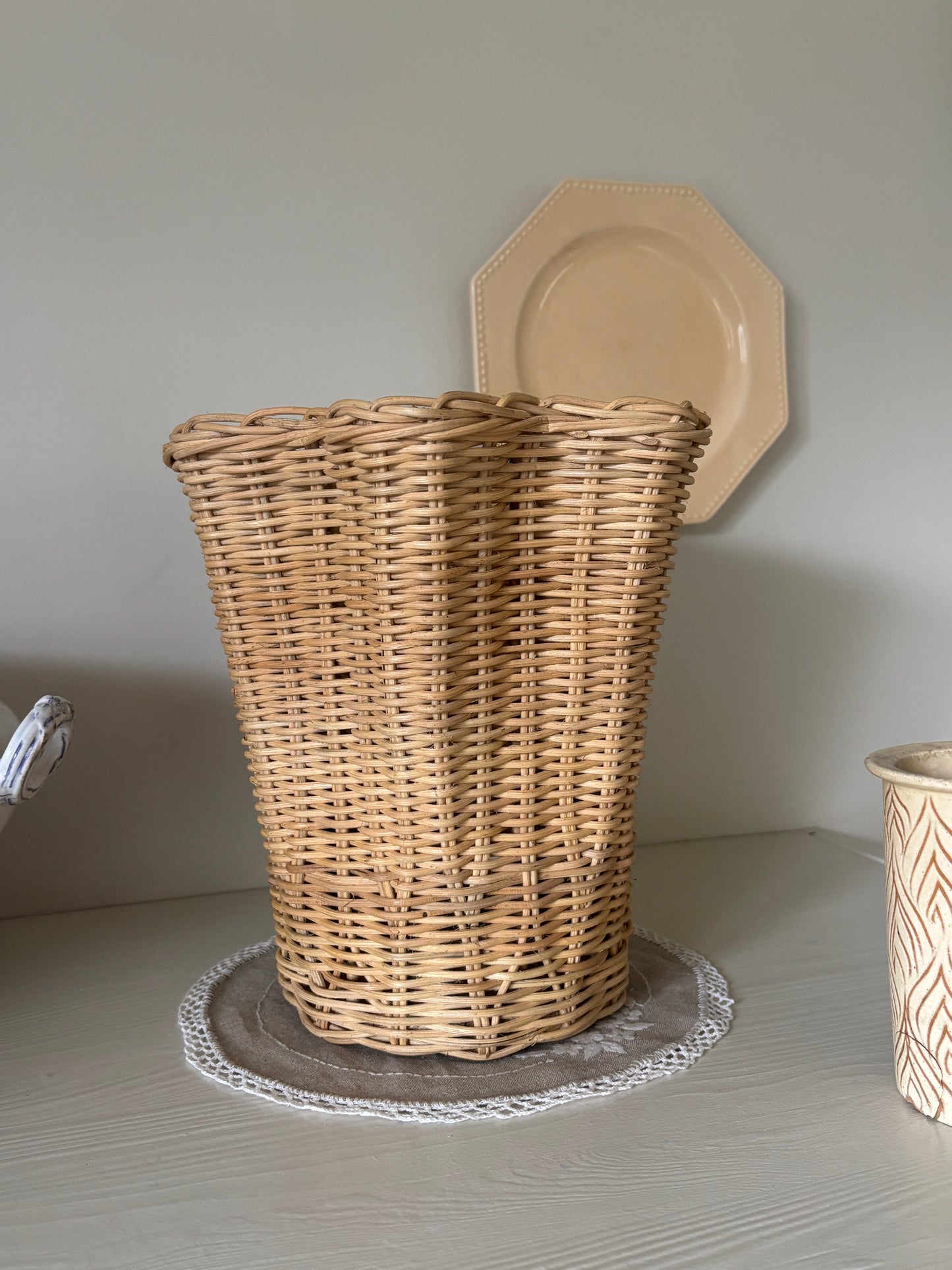 Lys rattan vase