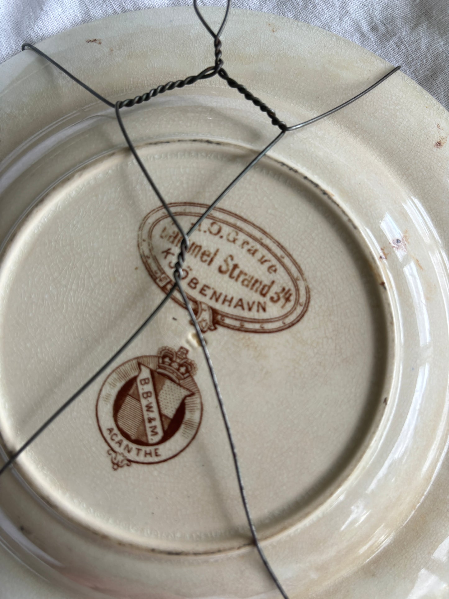 Gammel strand platte