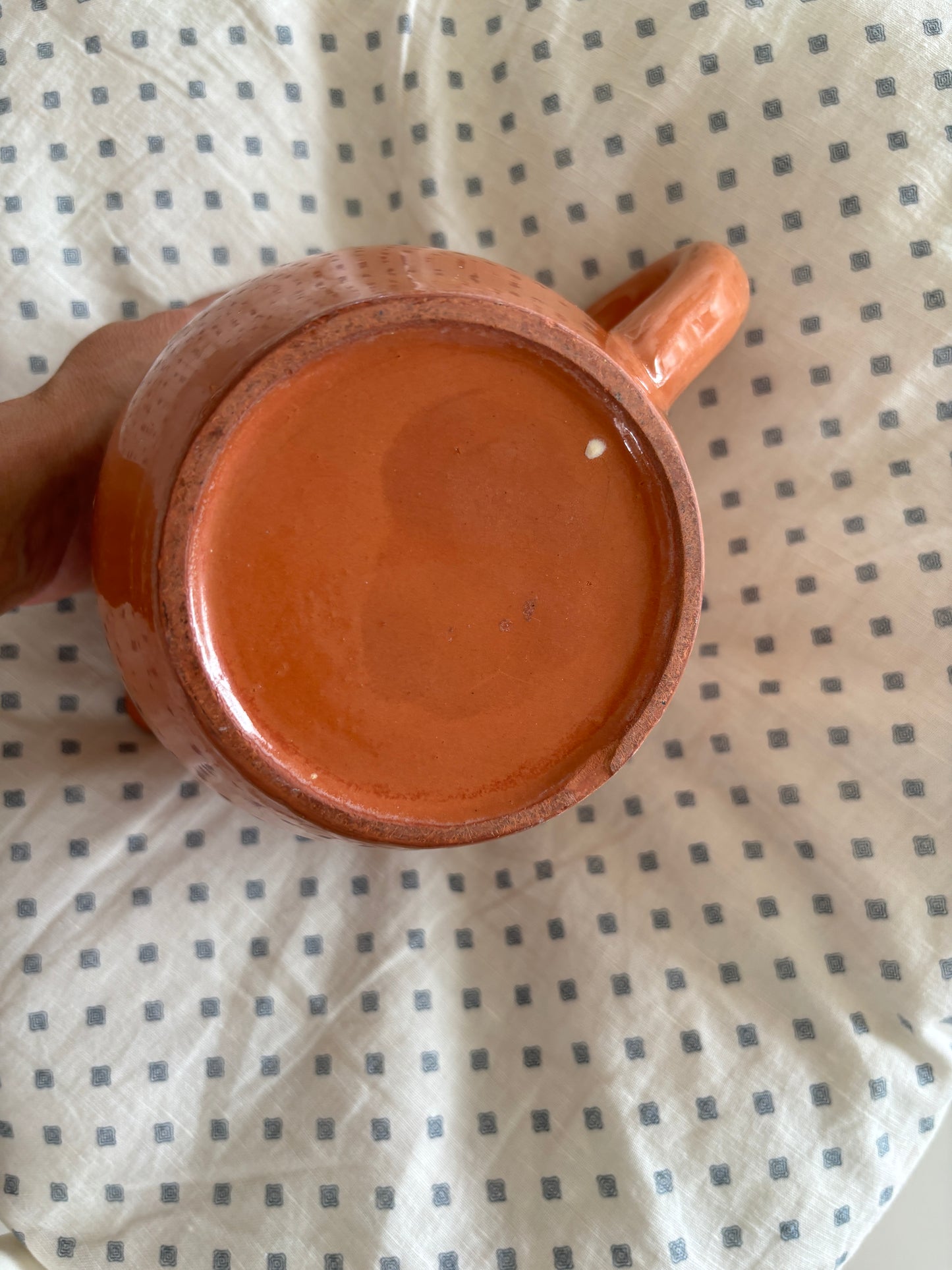 Keramik kande med prikker