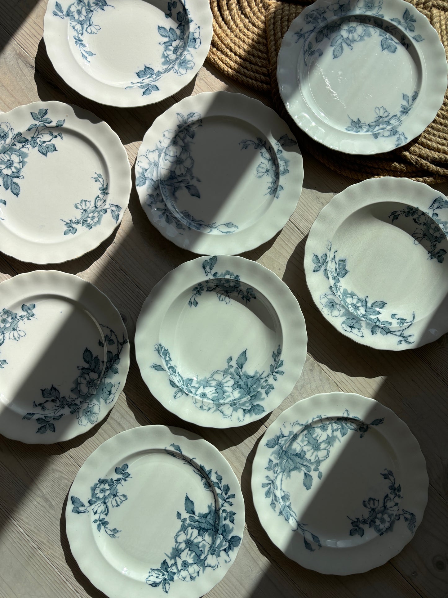 Engelske middagstallerkner