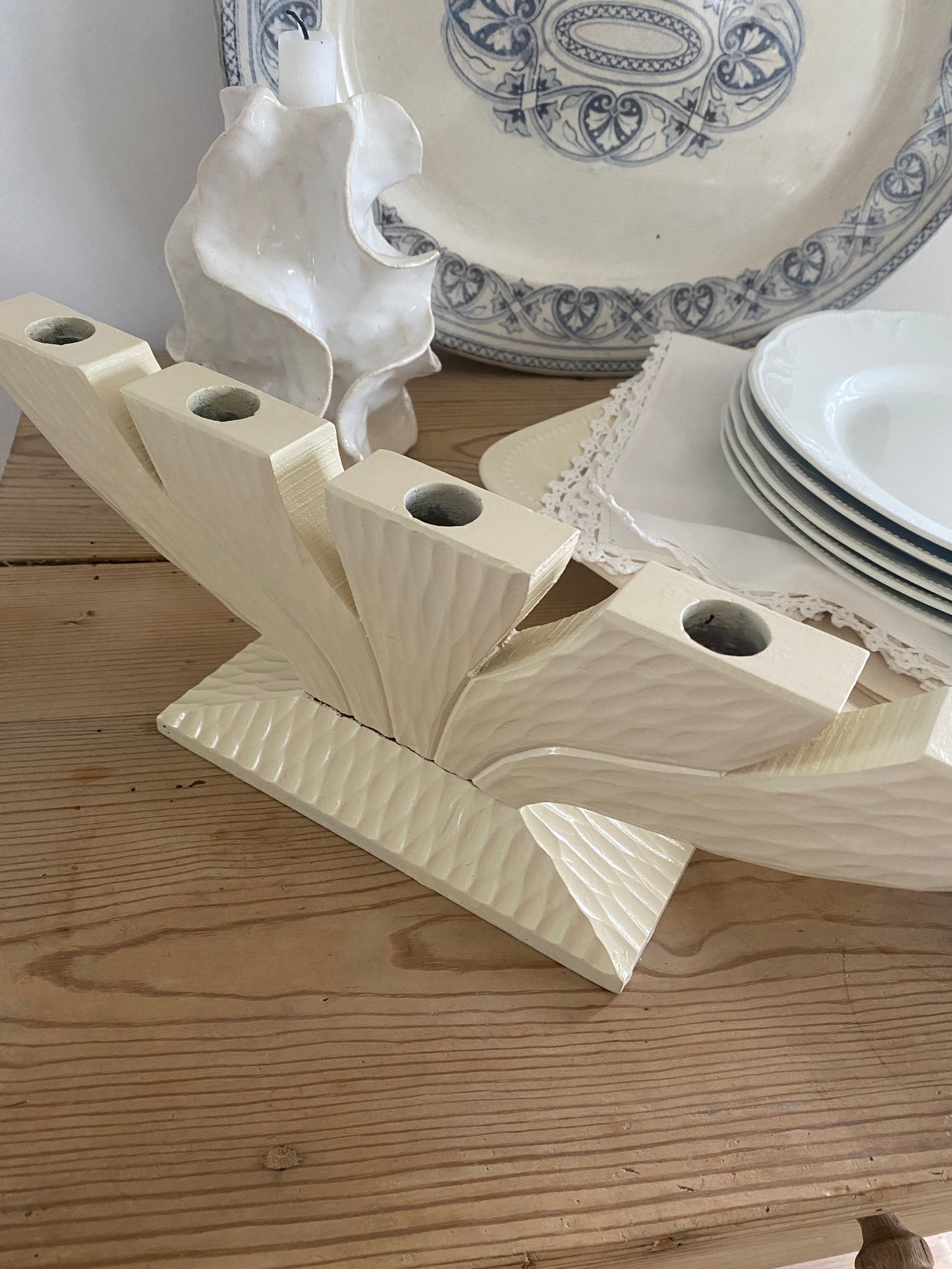 Svensk trælysestage