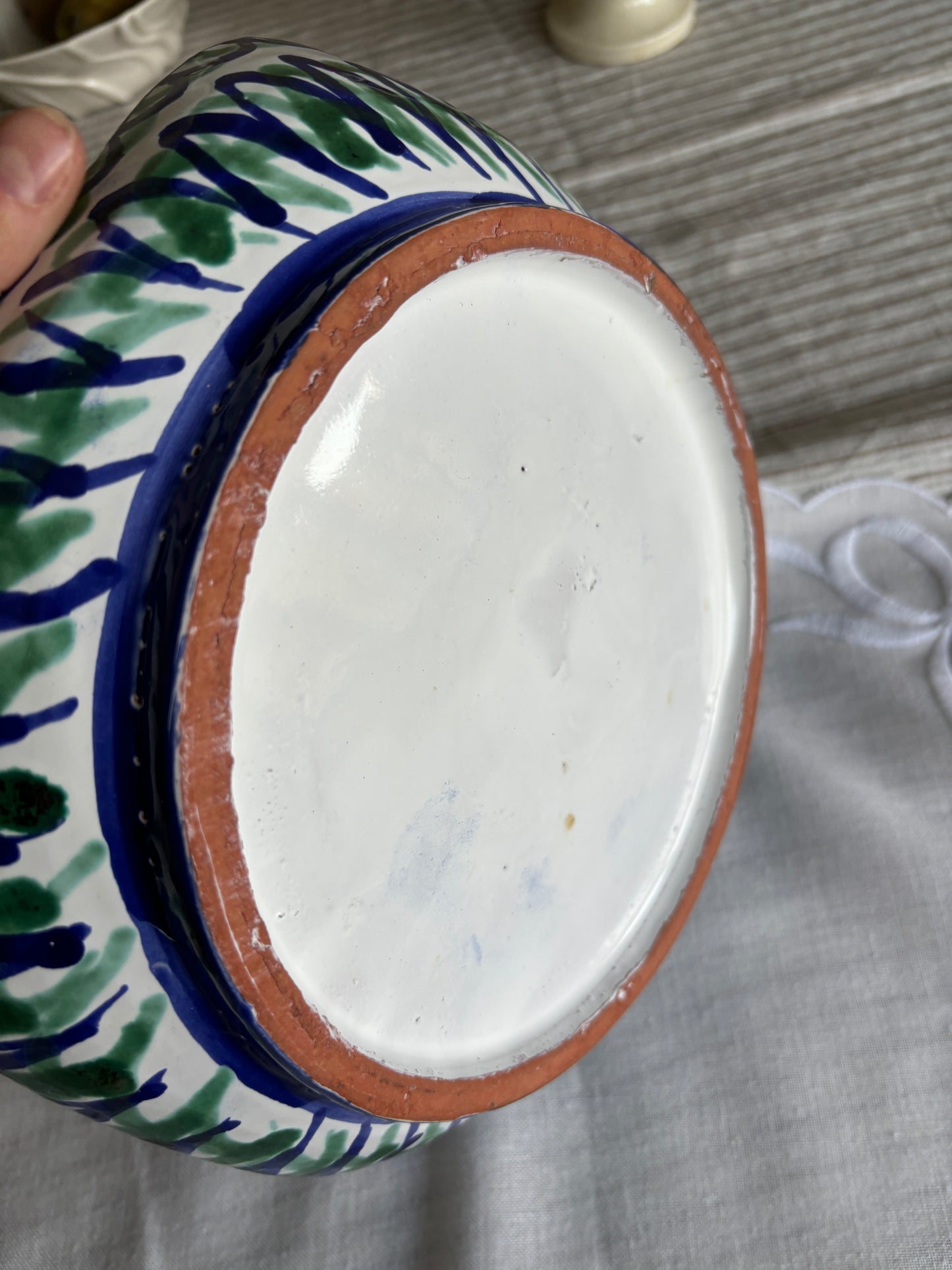 Smuk stor keramik skål