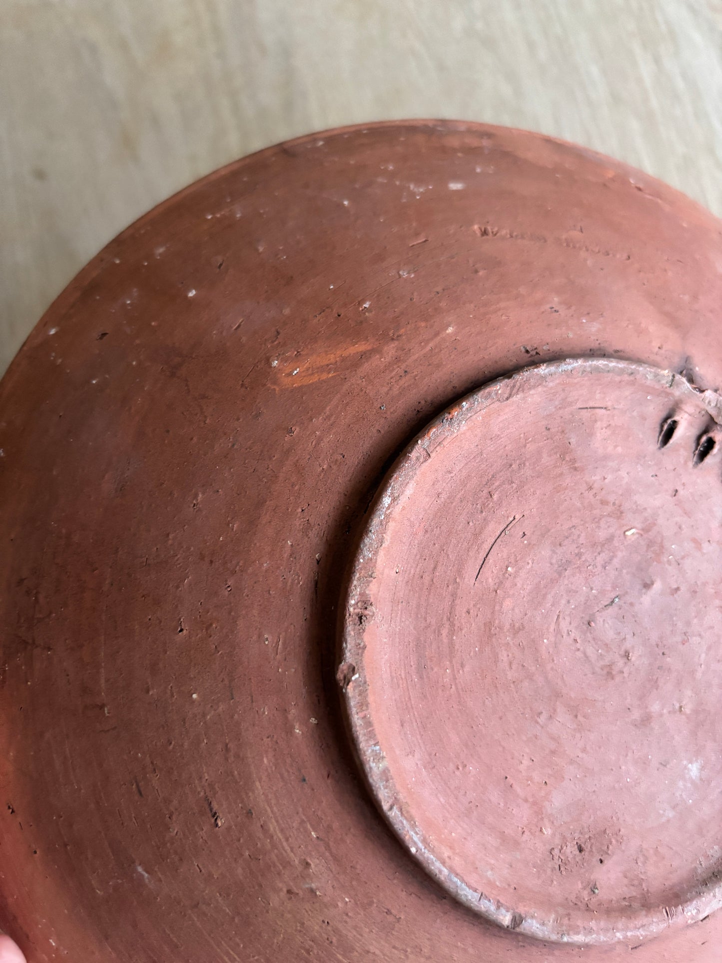 Keramik platte med fugle motiv