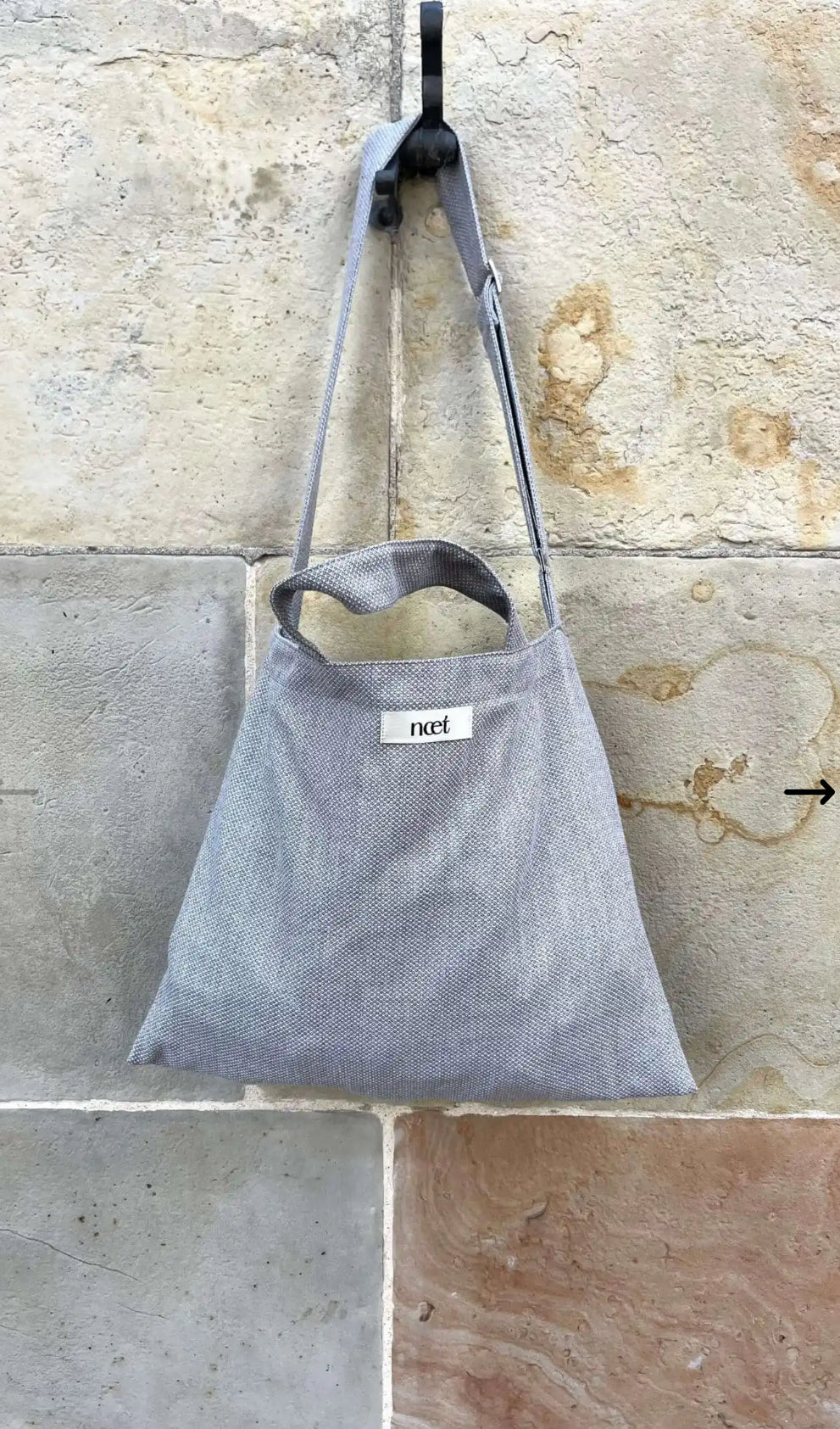 Crossbody fra Næt, grå