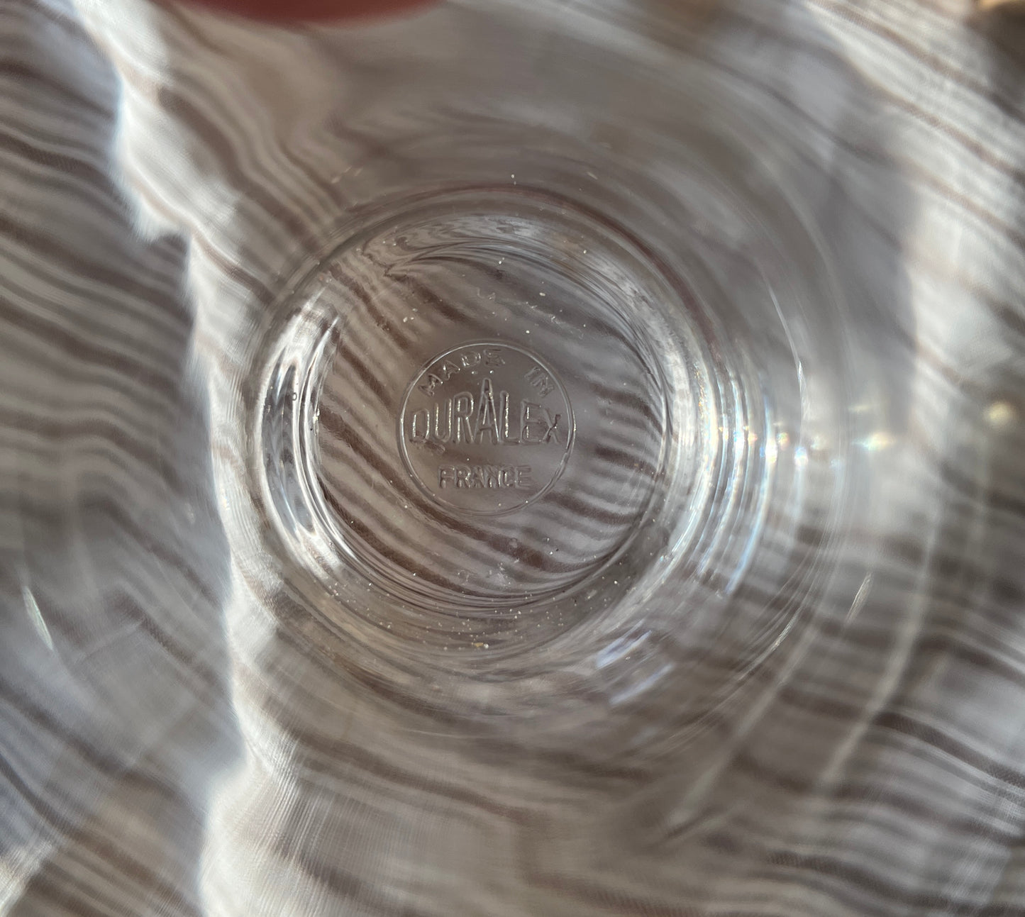 Franske glas med fletholder