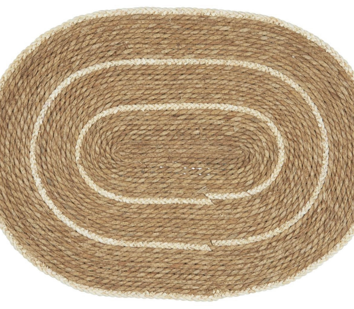 Oval dørmåtte