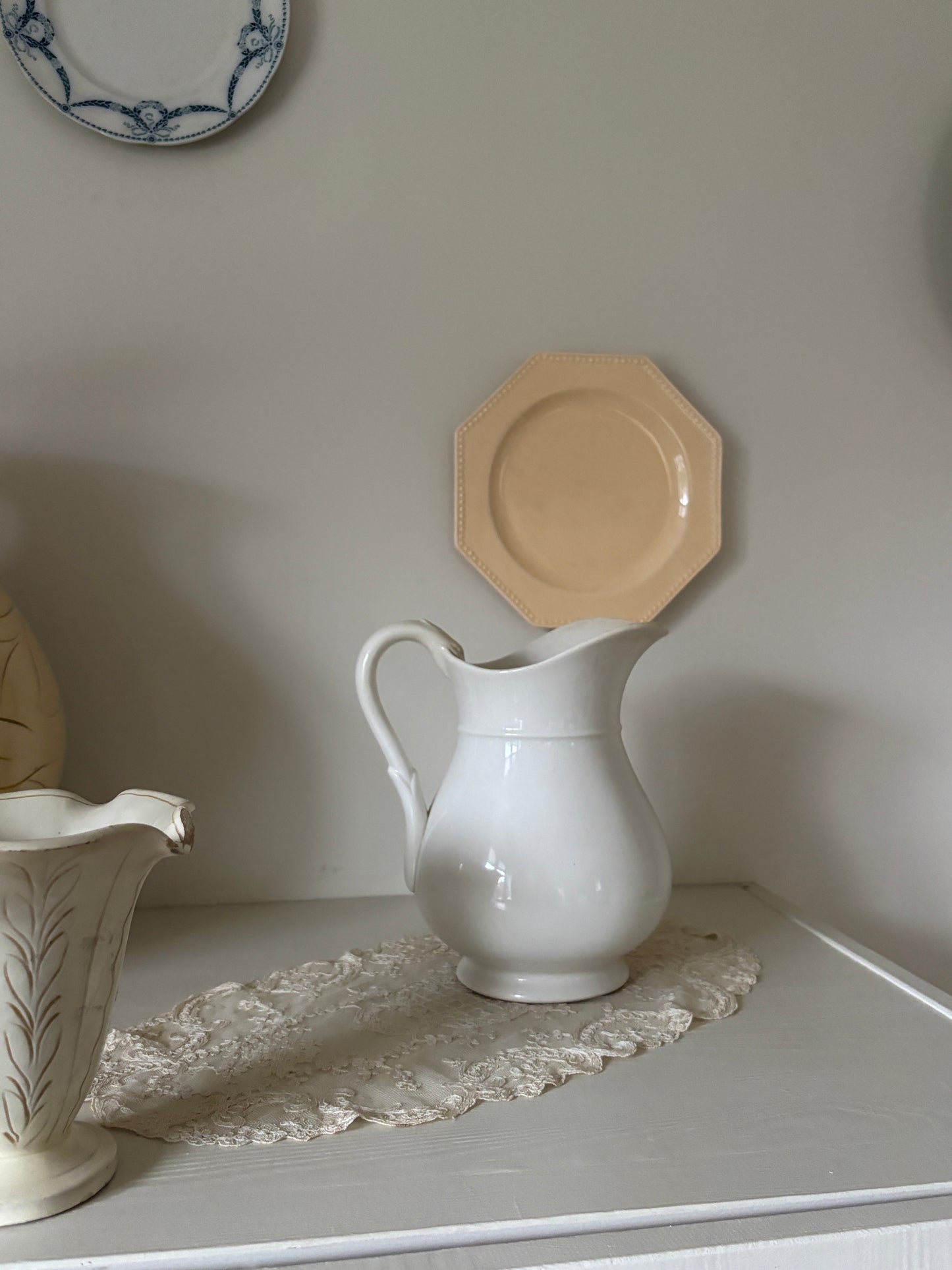 Smuk gammel Aluminia kande