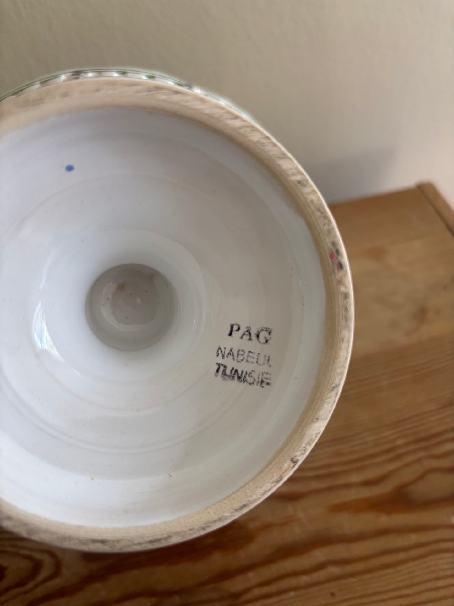 Opsats med grøn kant