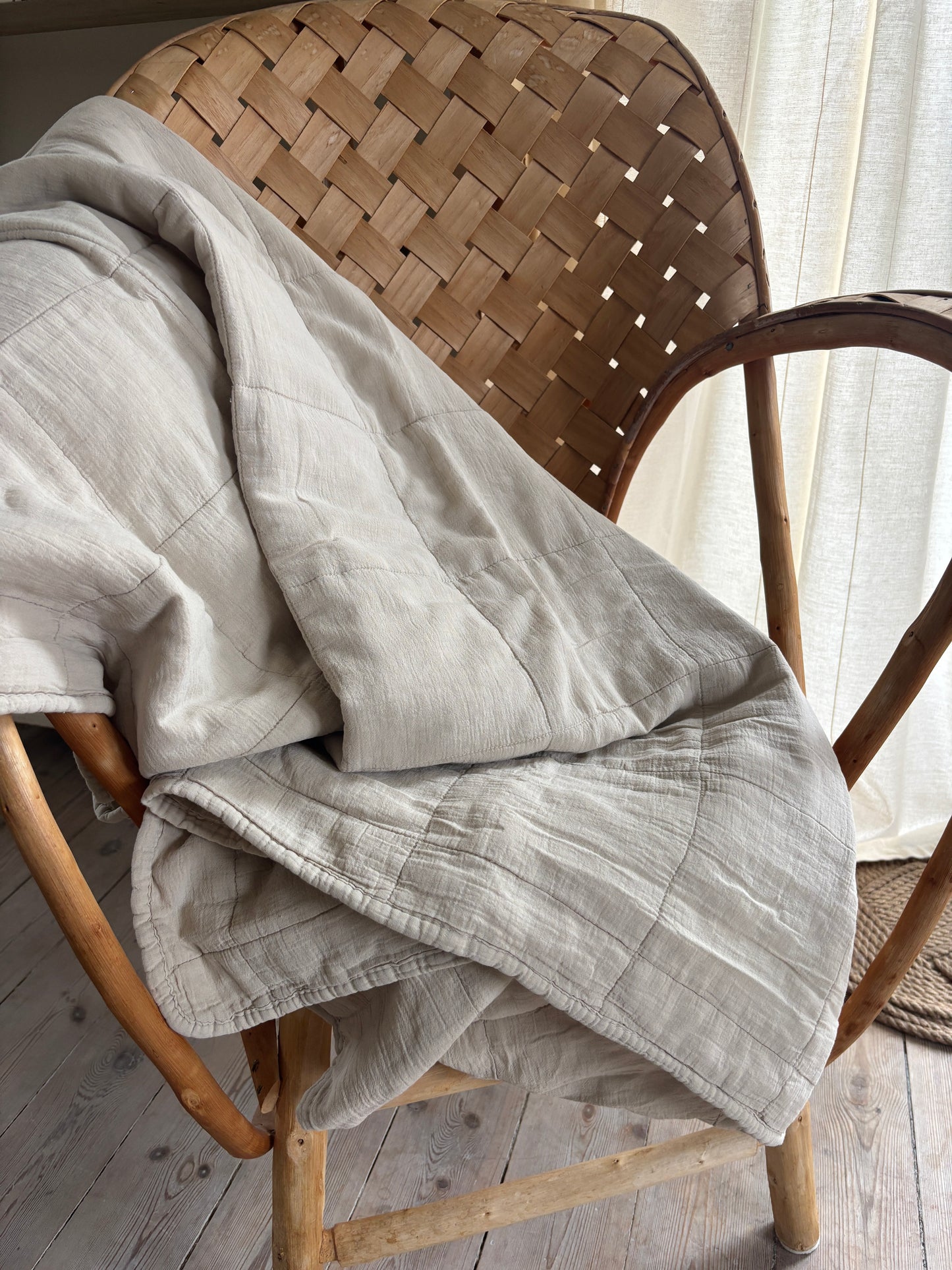 Klassisk quilt, natur
