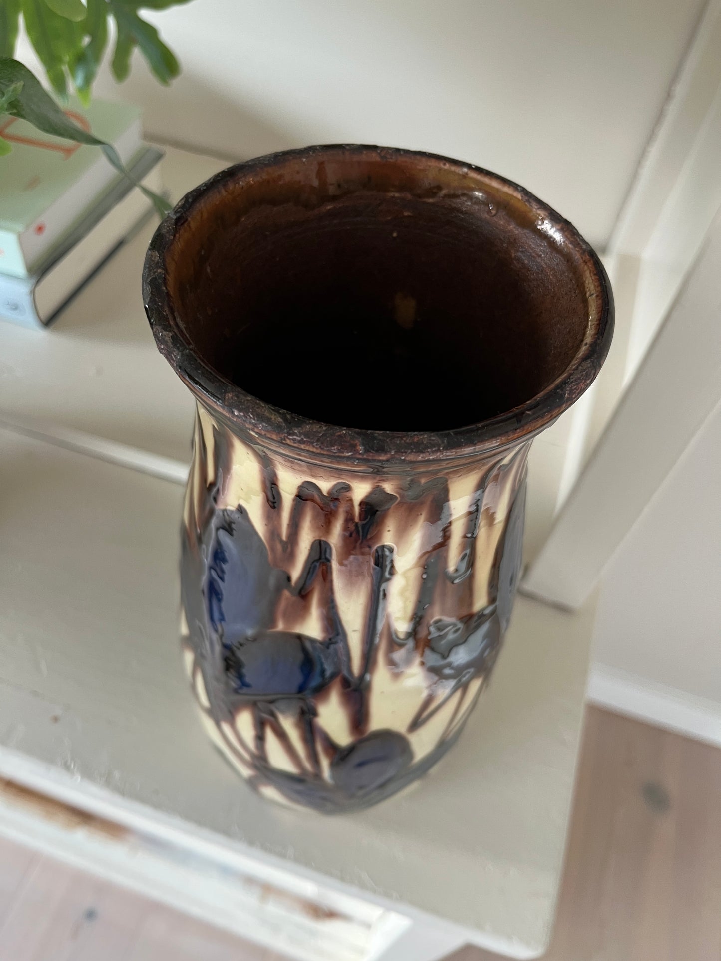 Smuk gammel keramikvase, C.B.L.E