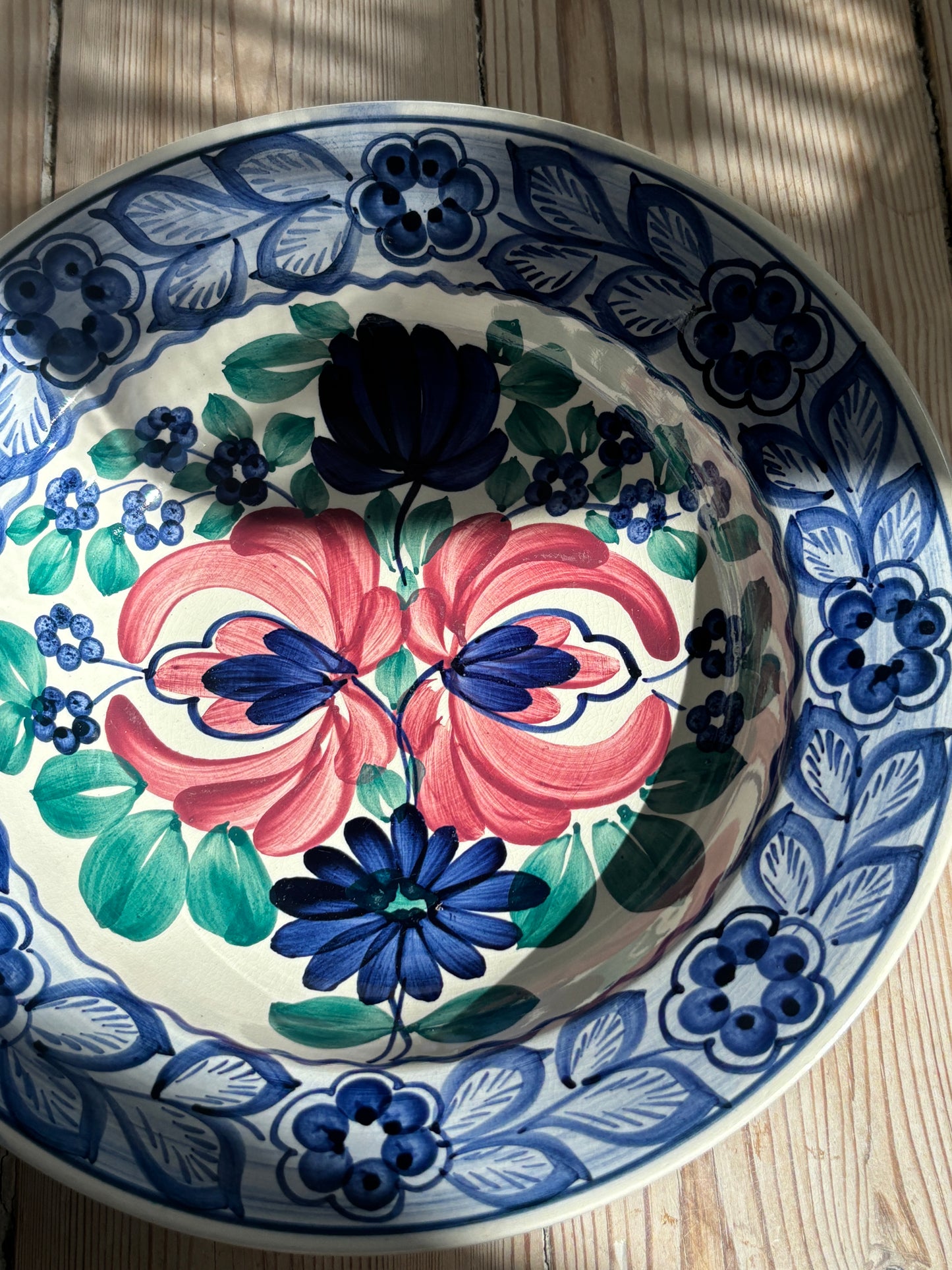 Platte med blomster