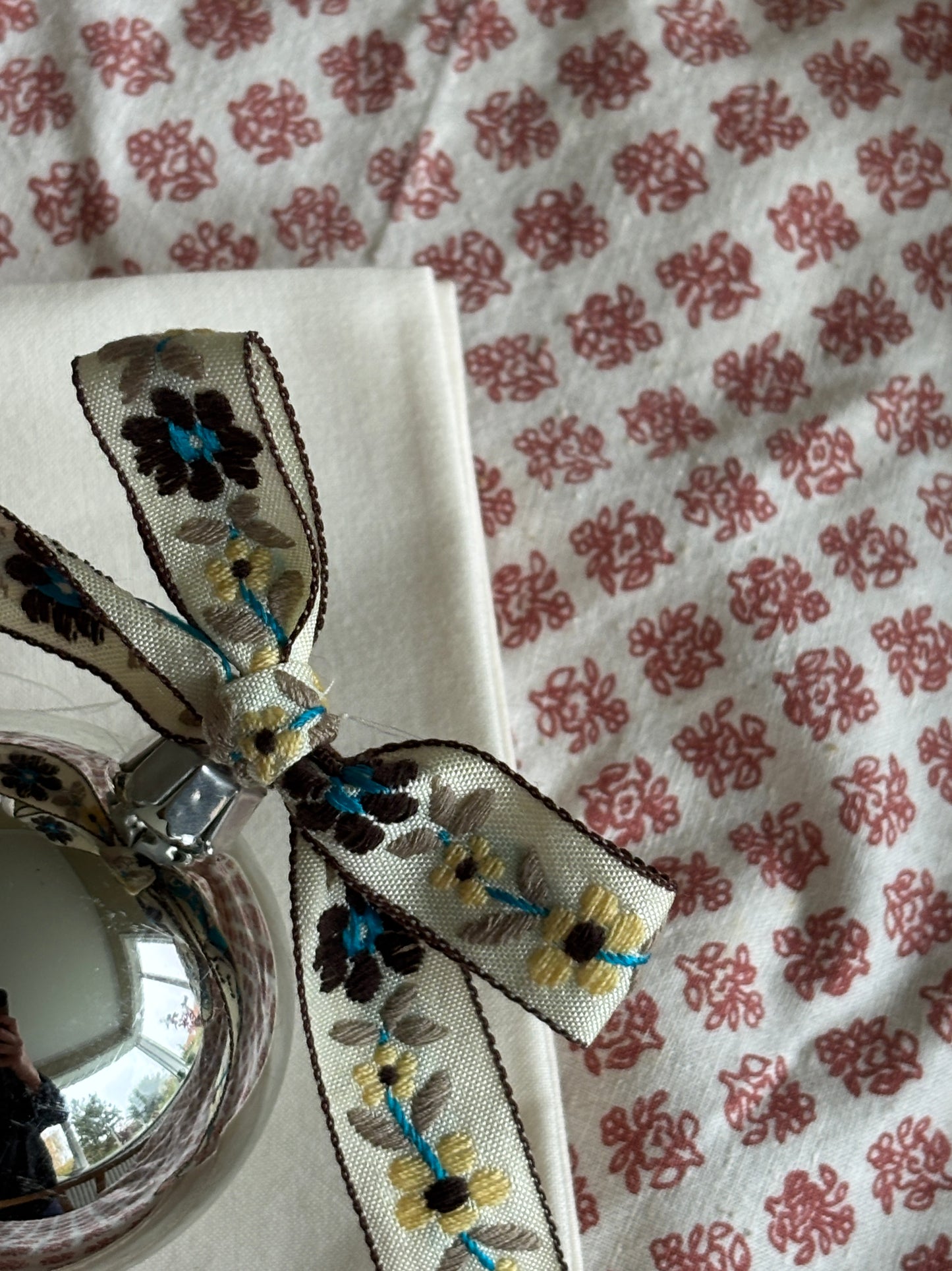 Vintage julekugler med sløjfe