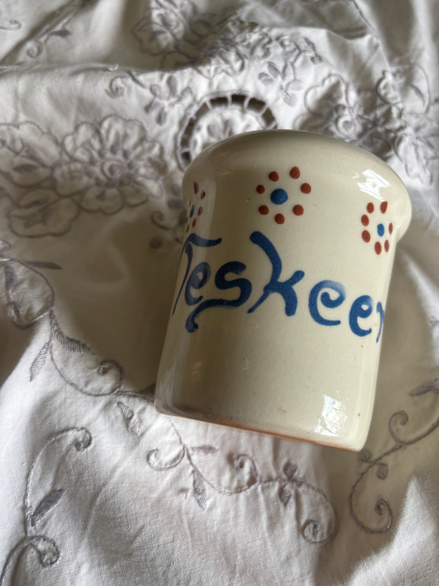 Keramik krus til teskeer
