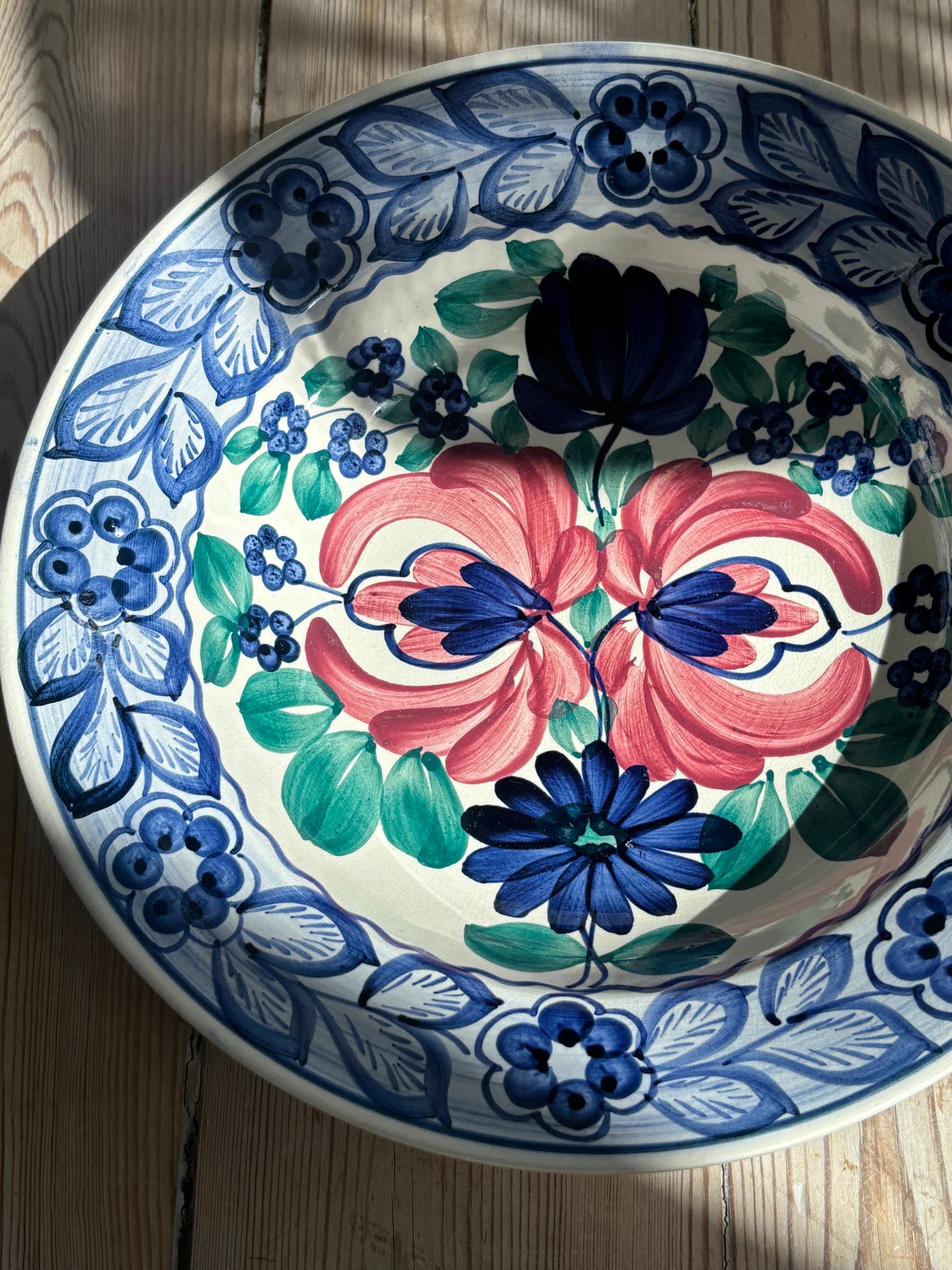 Platte med blomster