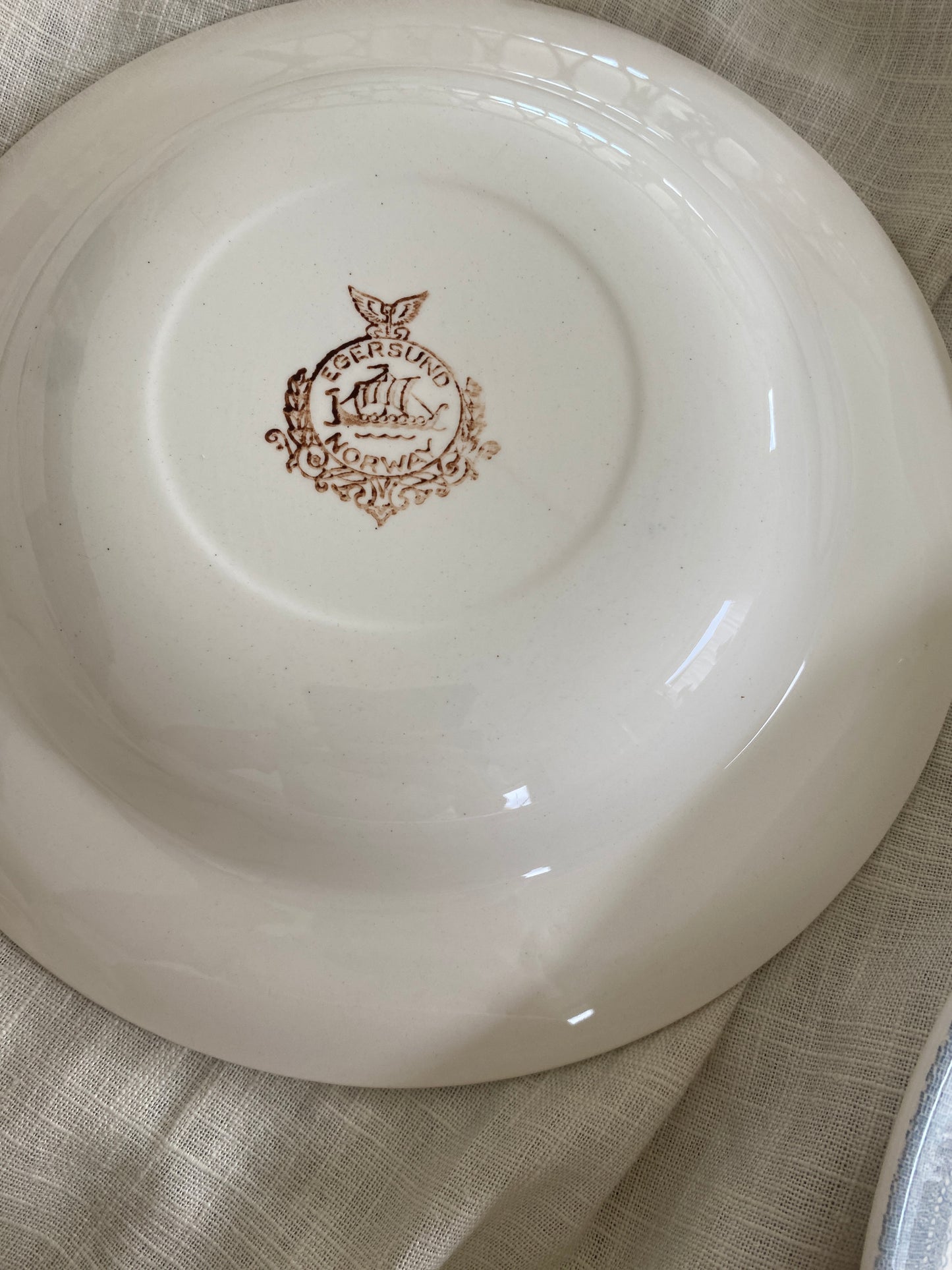 Dyb tallerken, Egersund