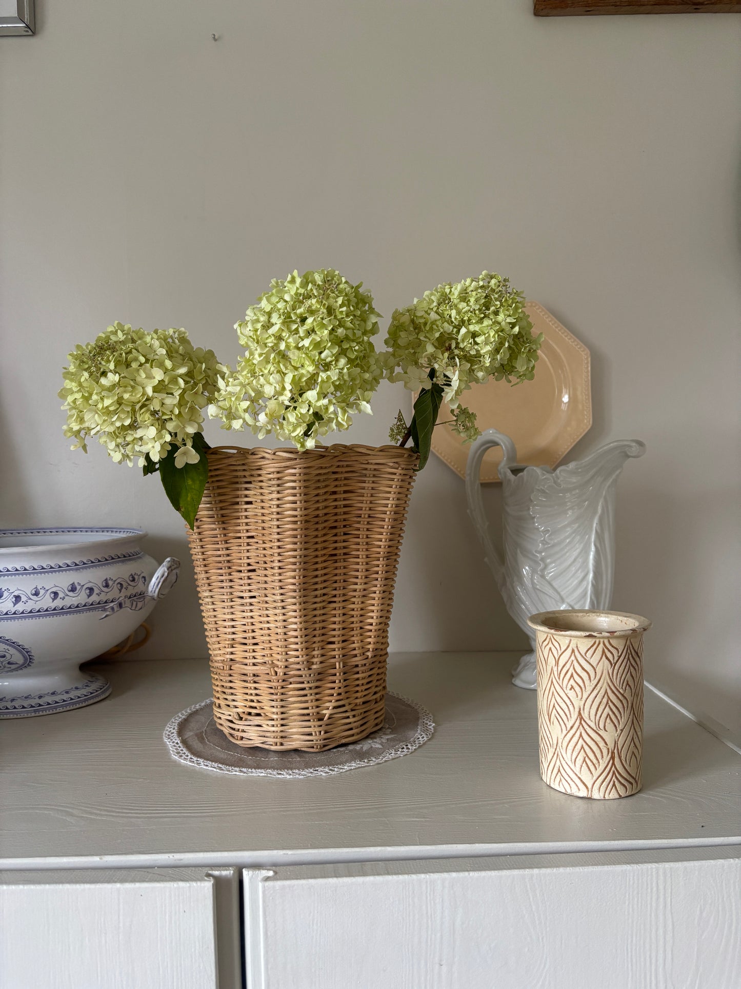 Lys rattan vase