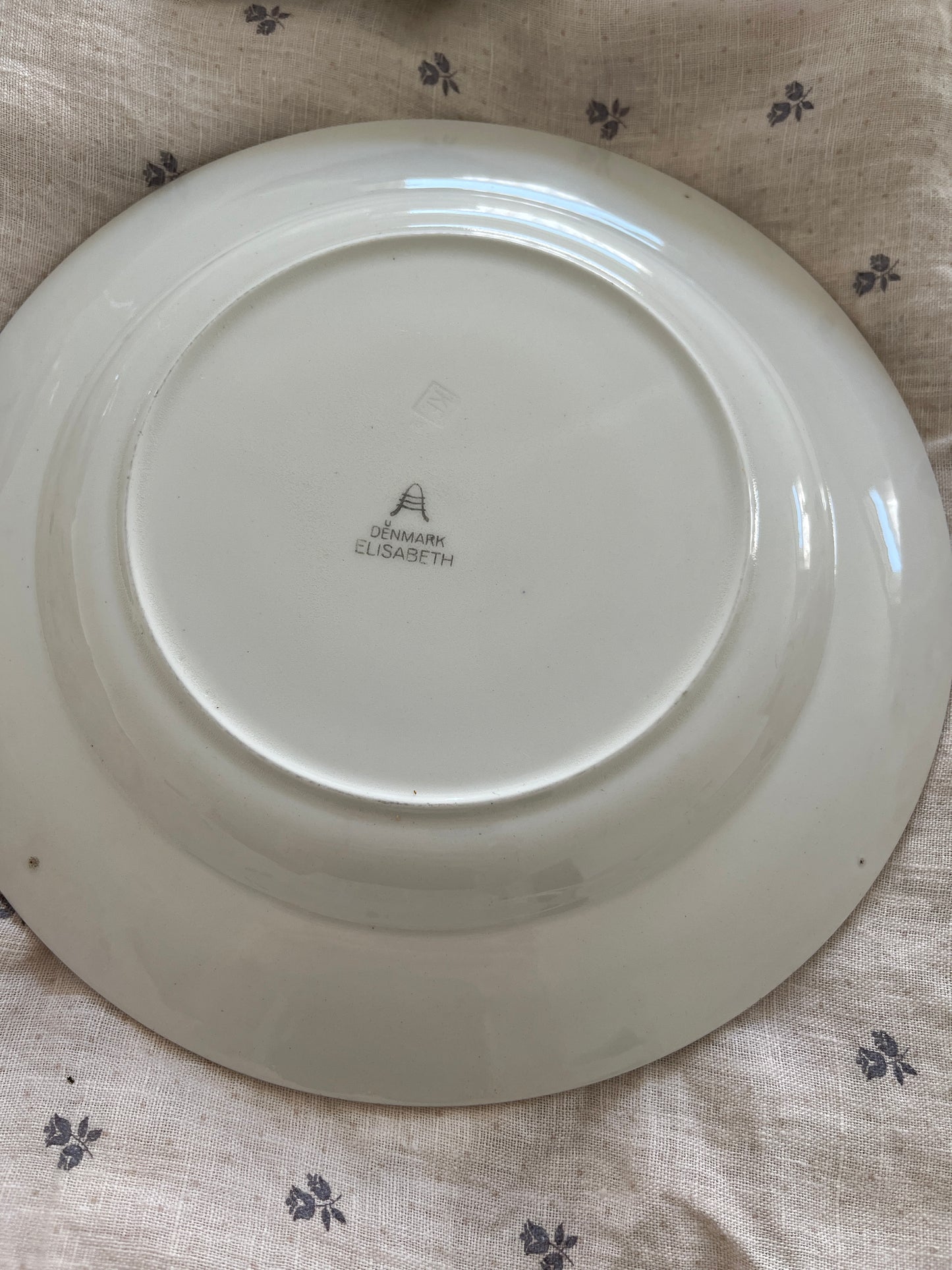 Smuk Aluminia Elisabeth tallerken