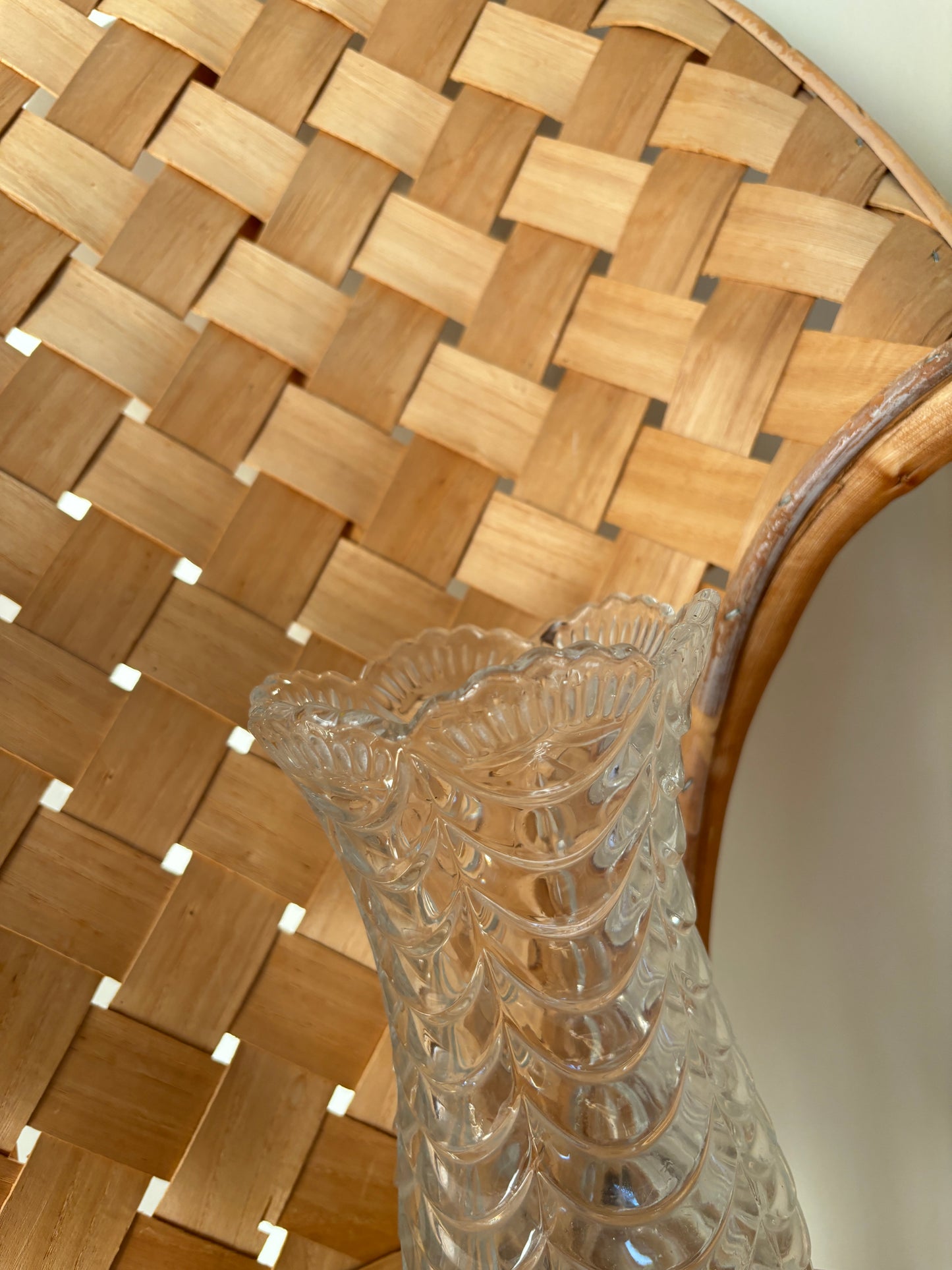 Glas vase i fin form