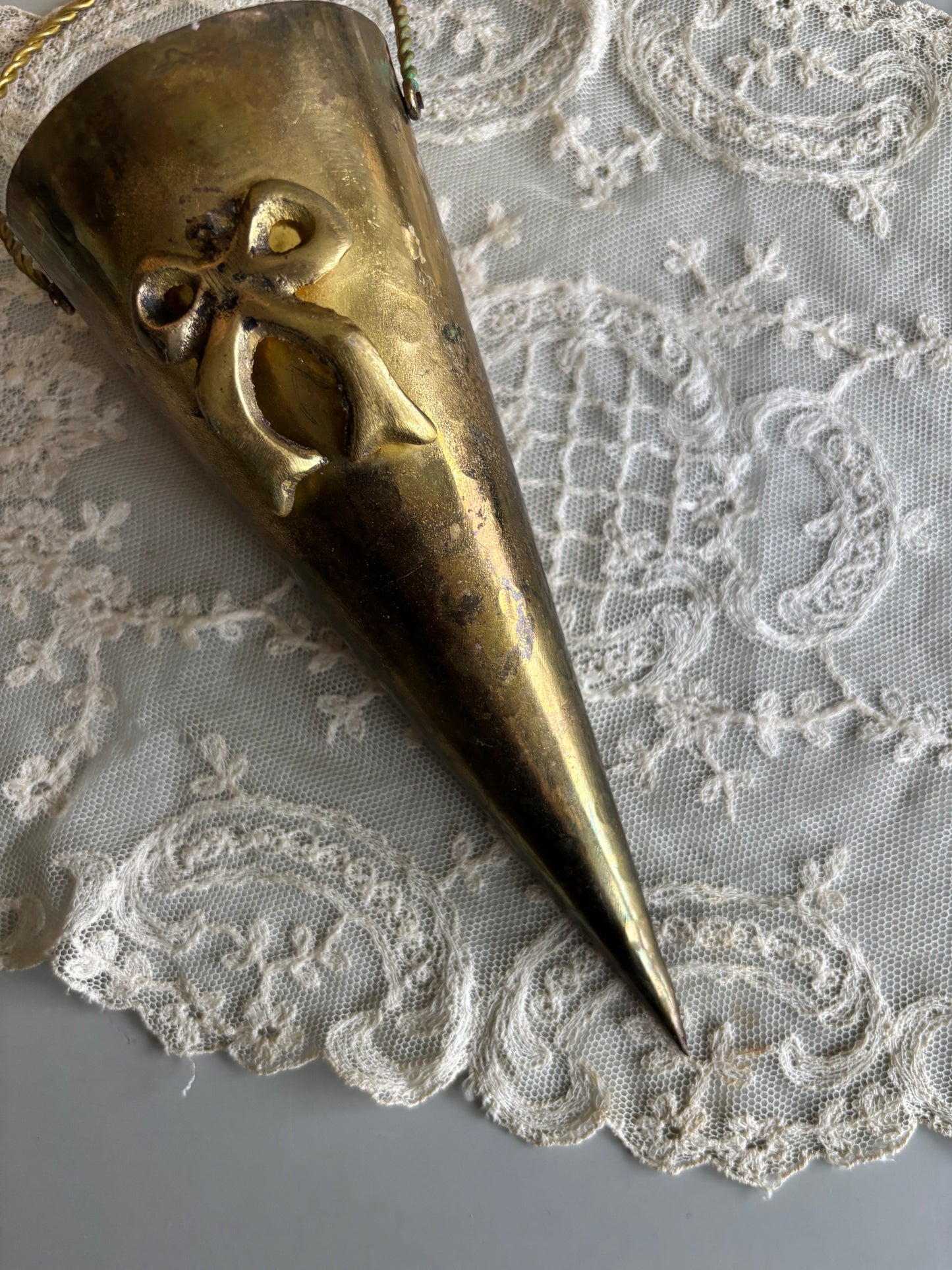 Stor fint messing kræmmerhus