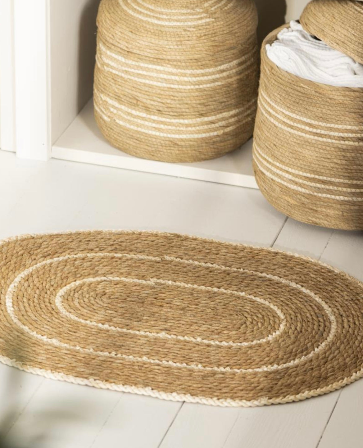 Oval dørmåtte