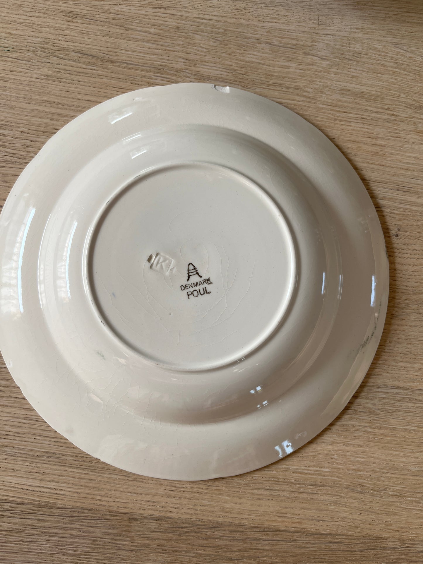 Aluminia ‘Poul’ dyb tallerken