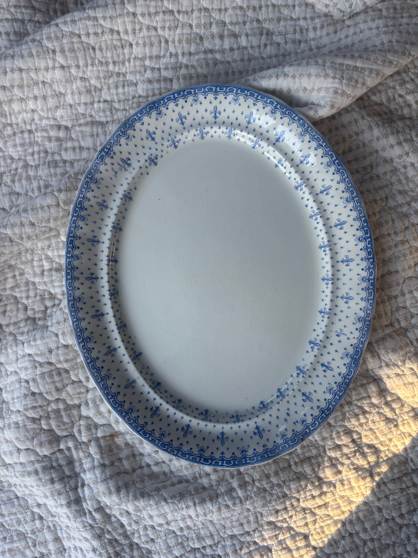 Stort smuk engelsk fad