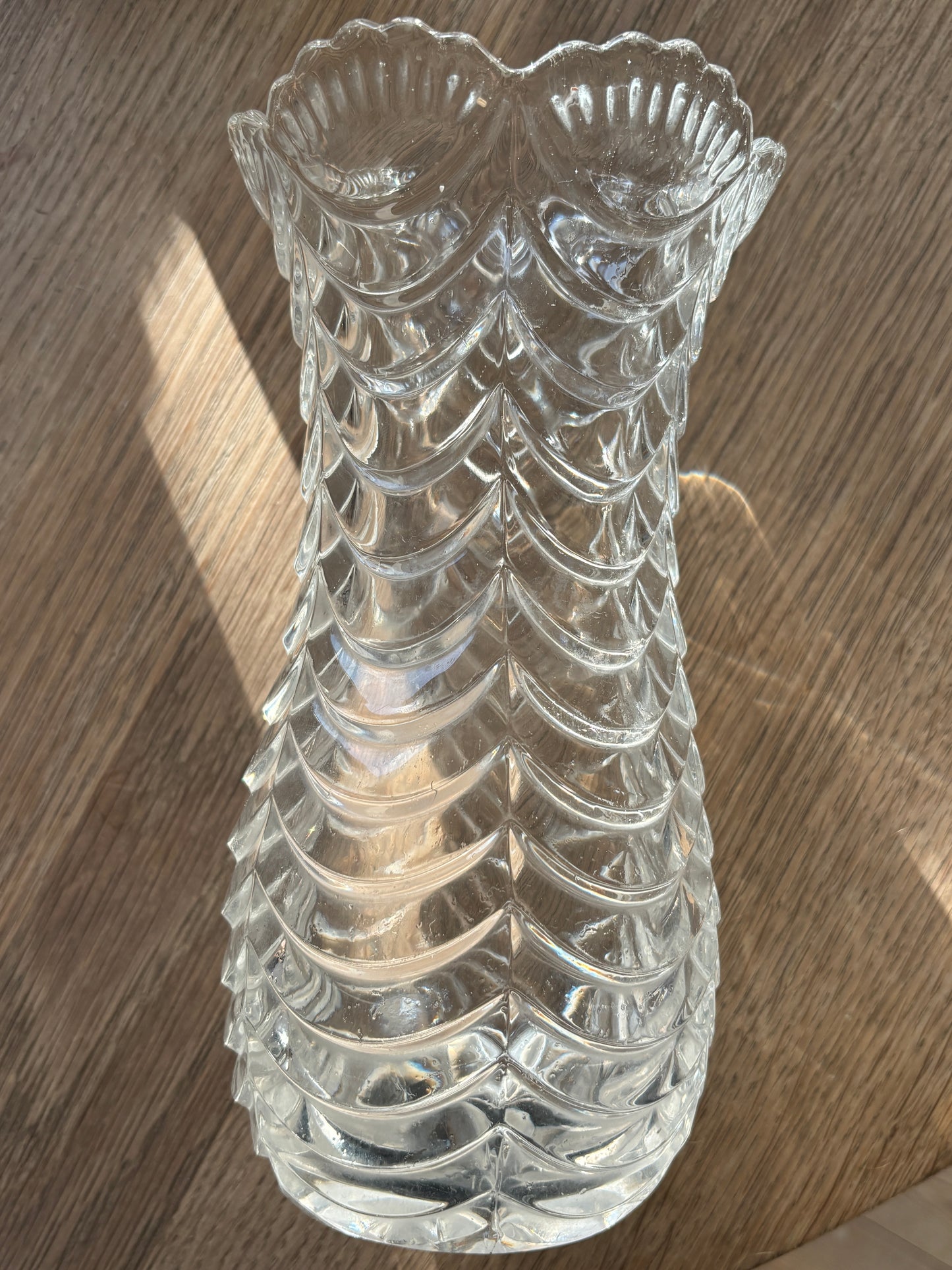 Glas vase i fin form