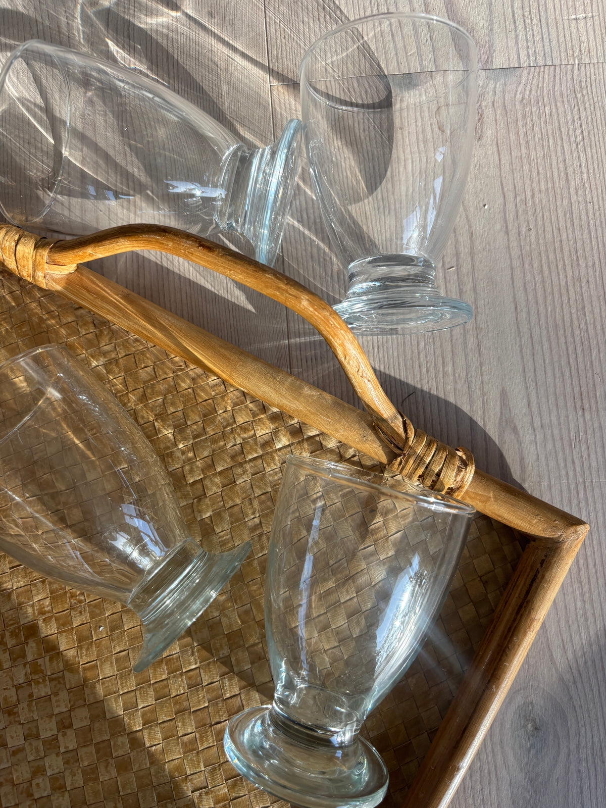 Glas på fod