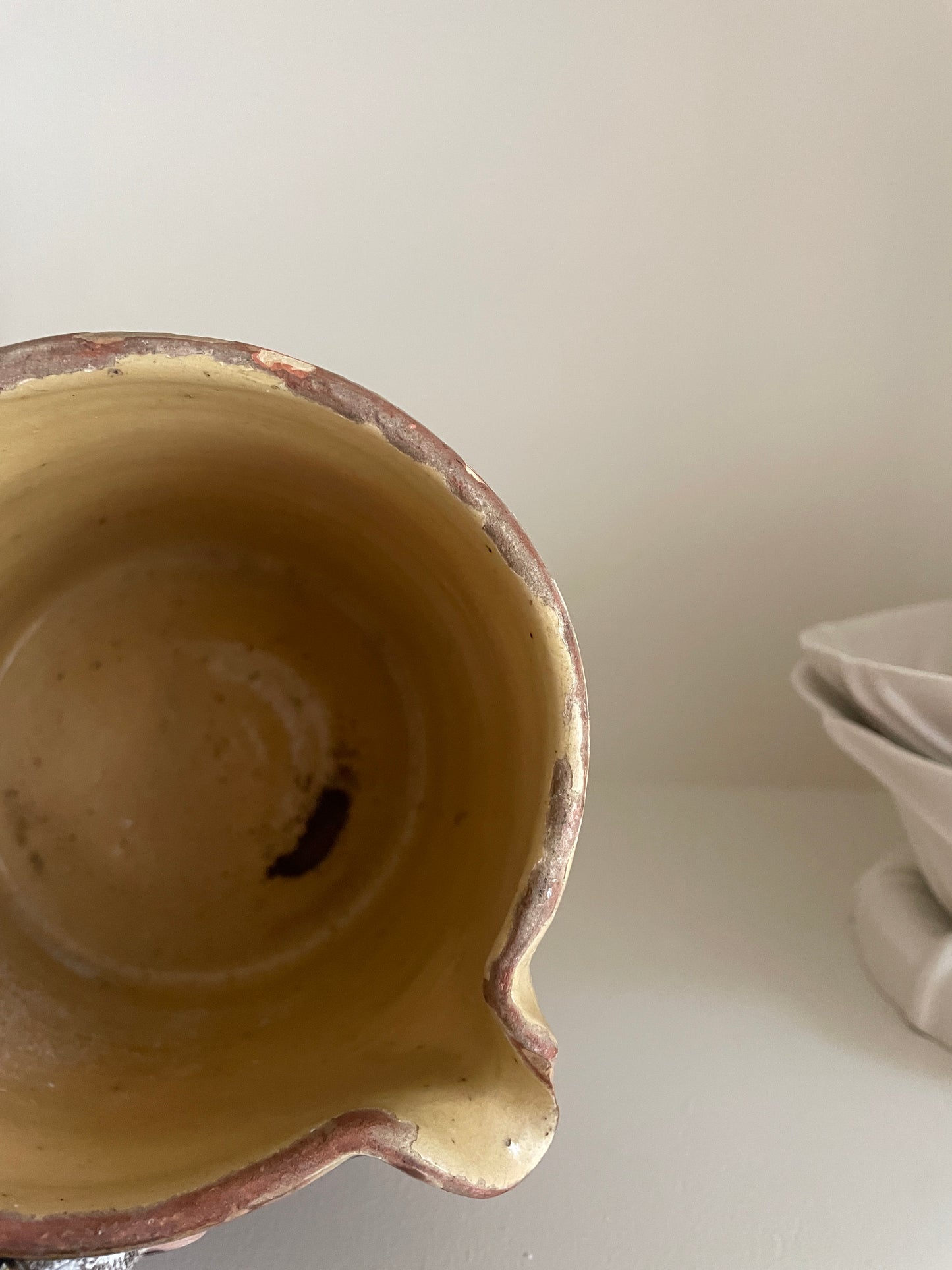 Gammel keramik kande