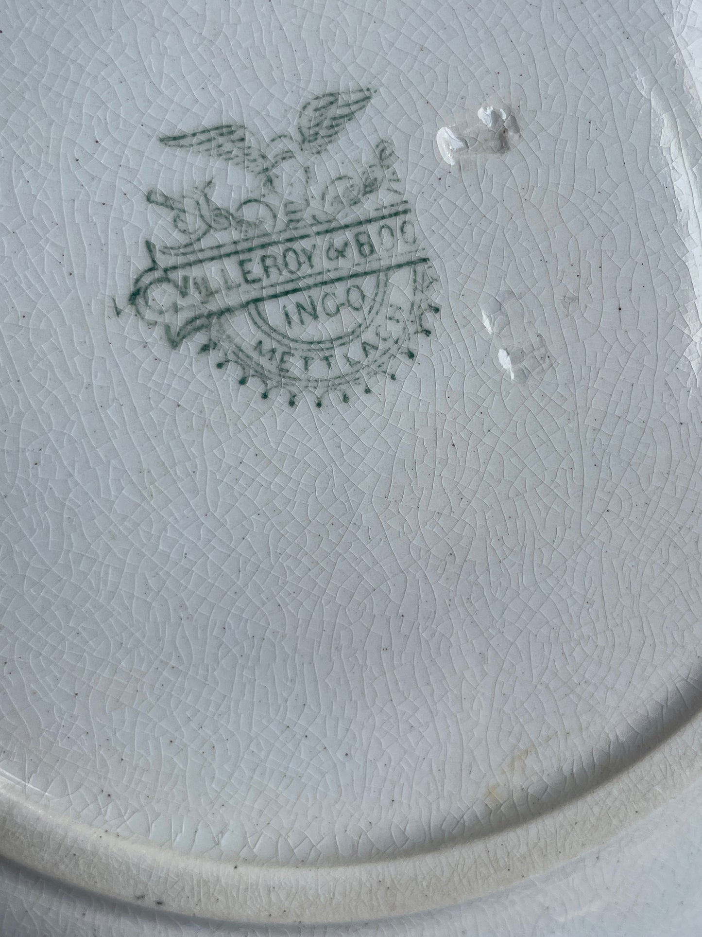 Villeroy & Boch gammel platte