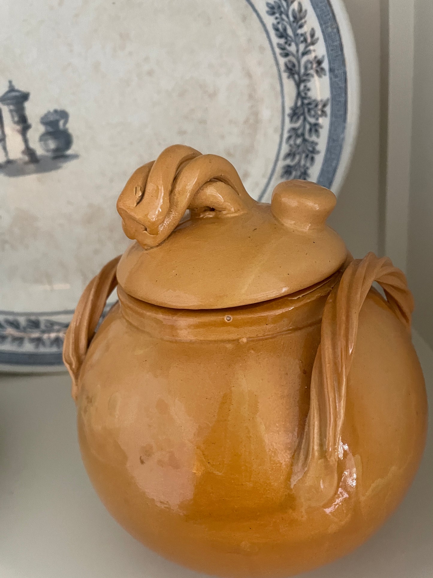 Smuk unik keramik krukke