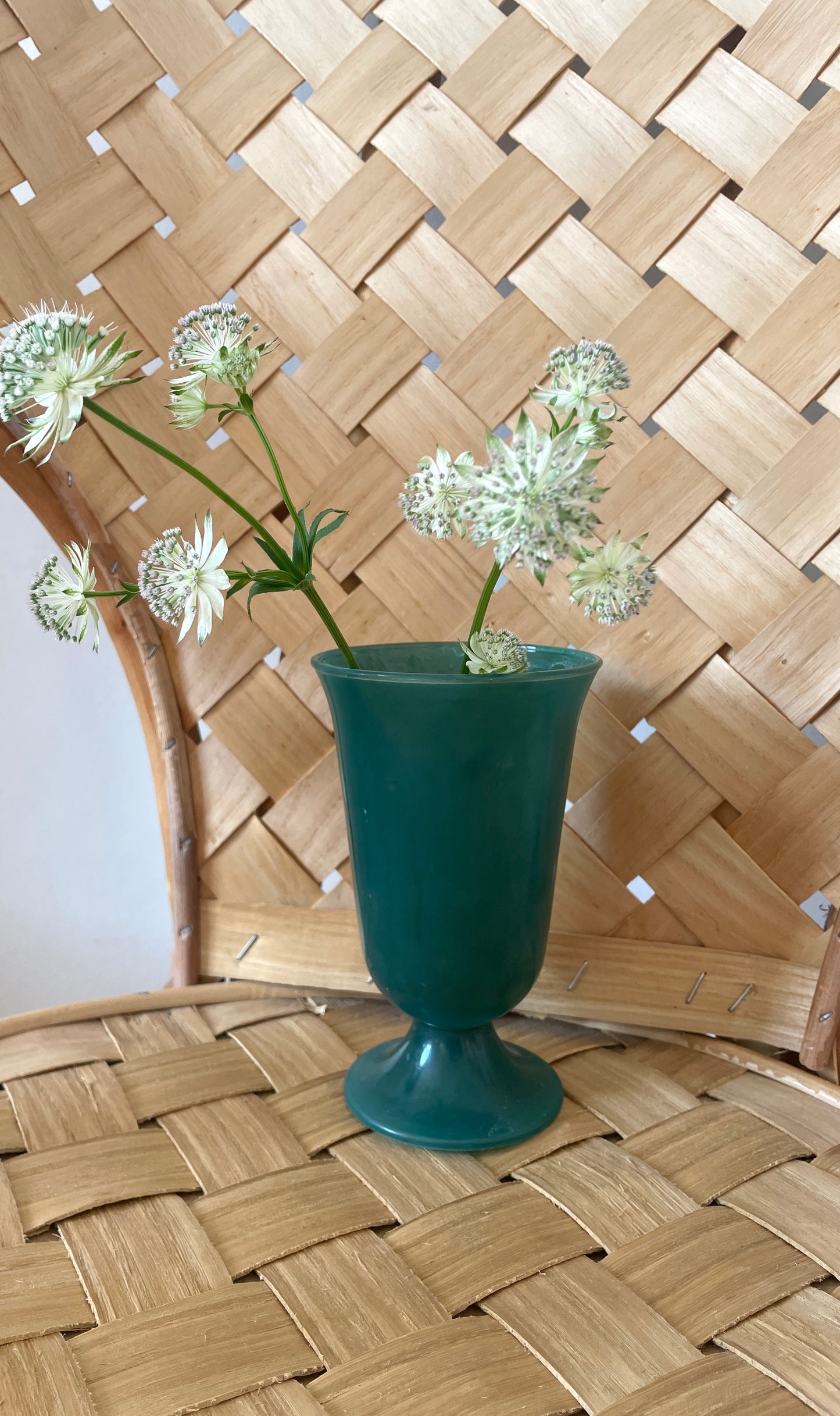 Vase in the most beautiful green color