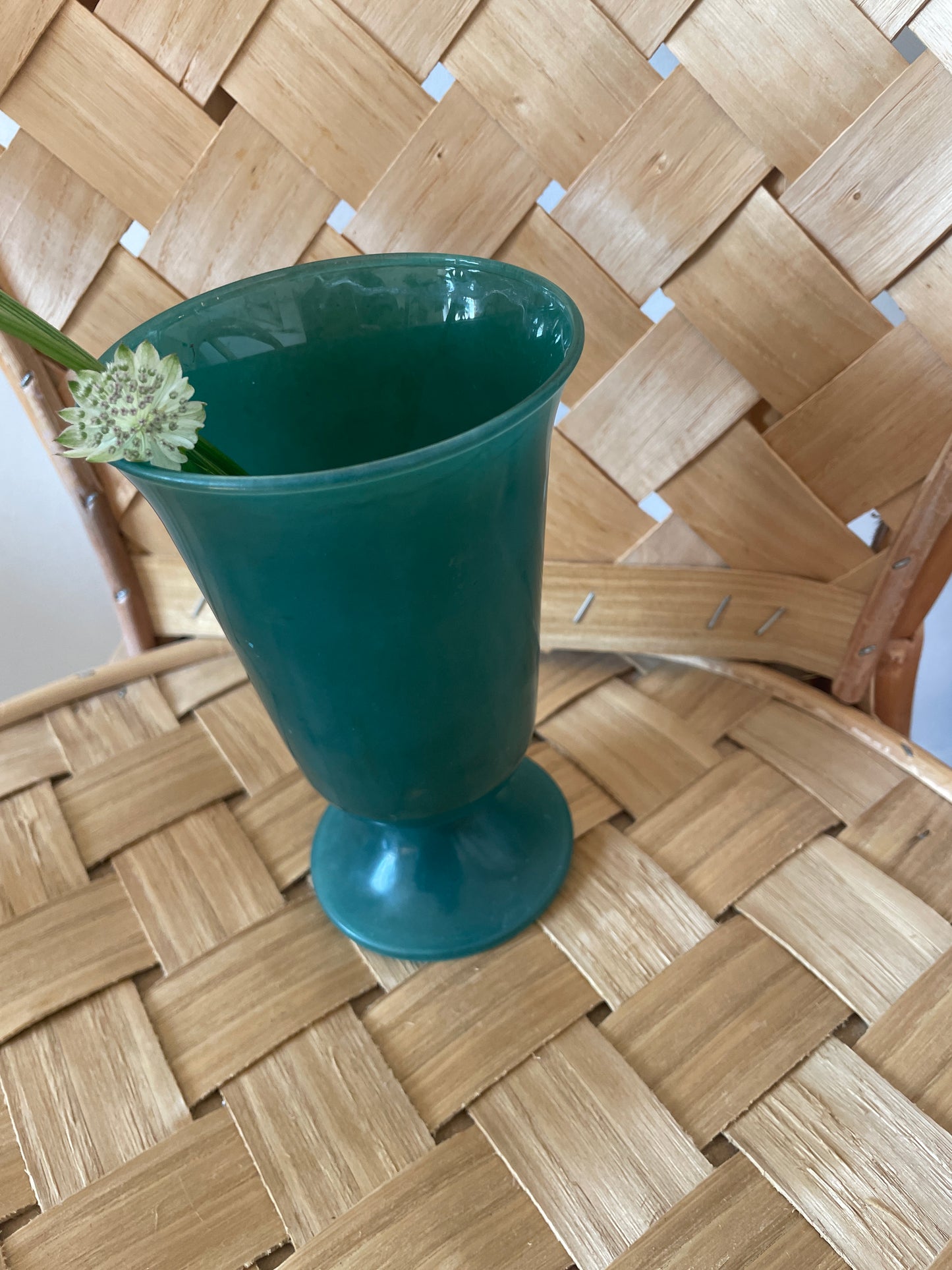 Vase in the most beautiful green color