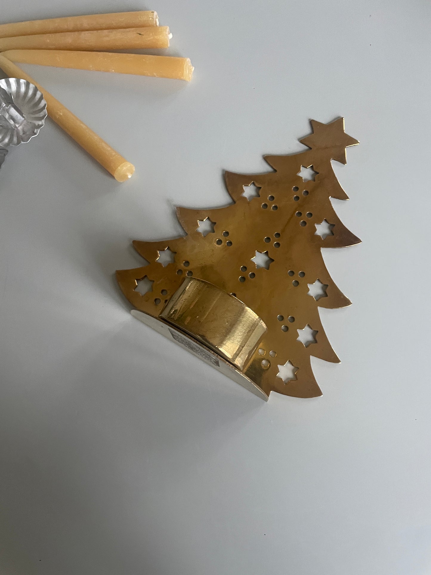 Messing stage til fyrfadslys