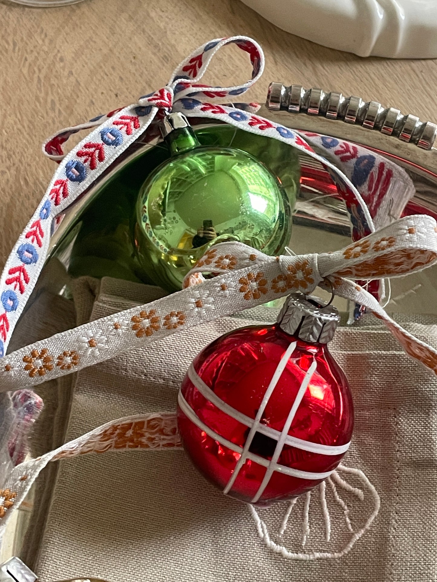 Nice old Christmas balls