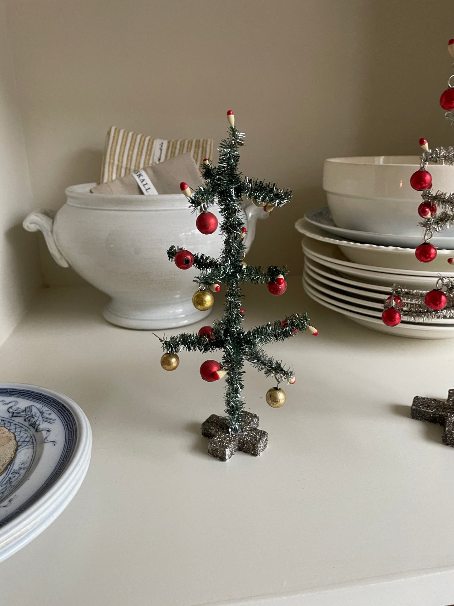 Juletræ grøn glitter
