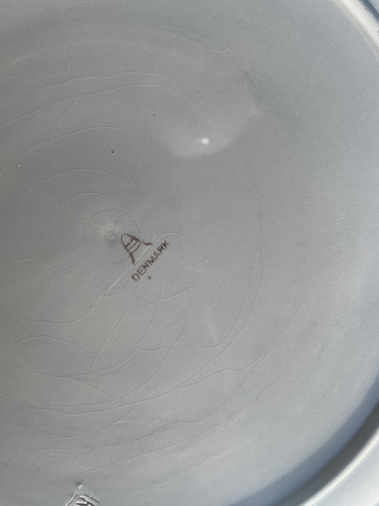 Rundt aluminia fad