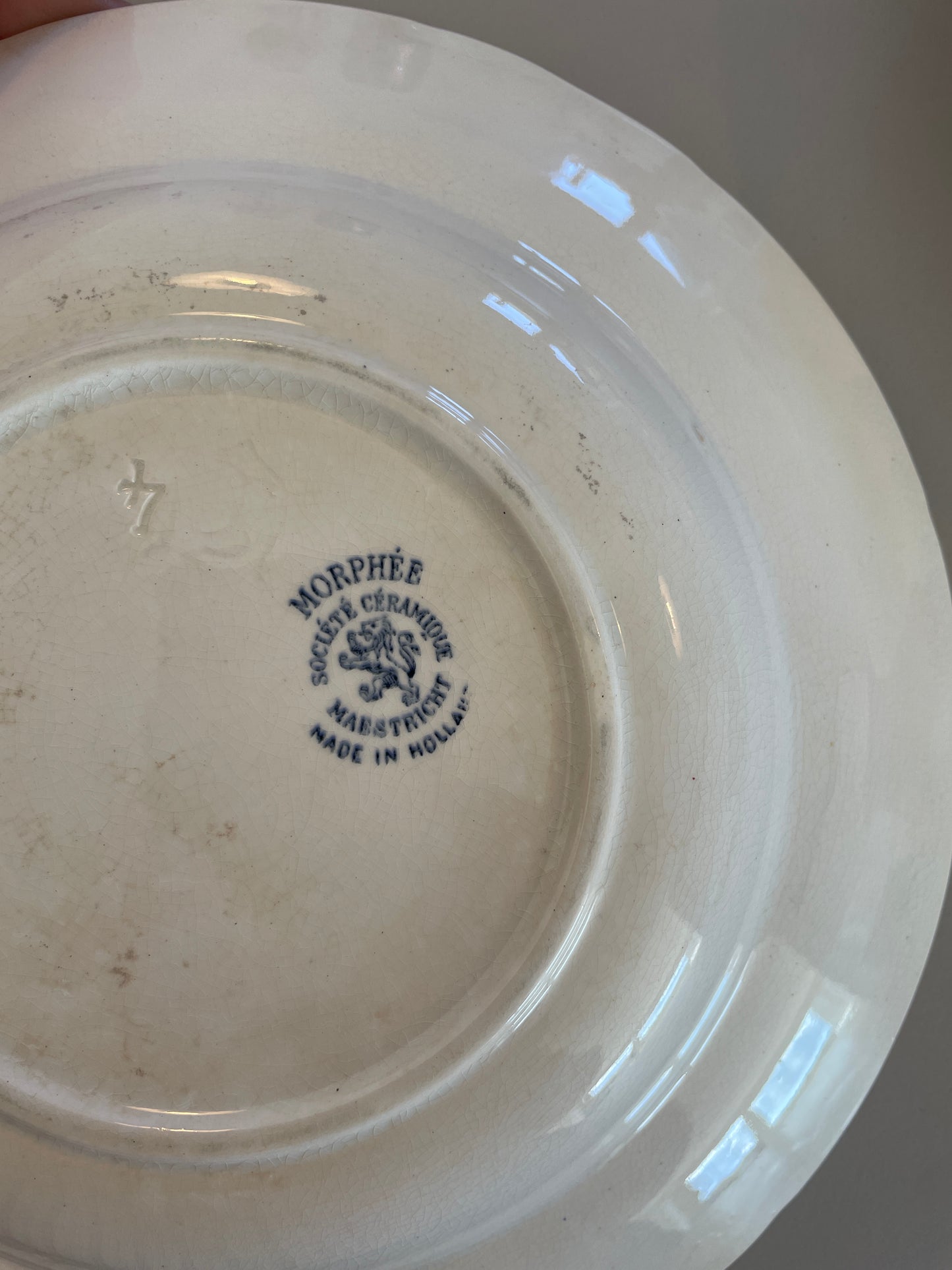 Beautiful old deep plates