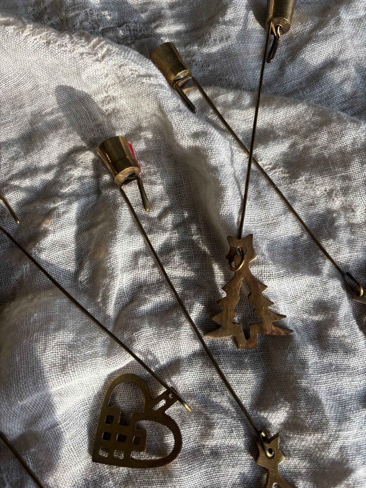 Juletræs ophæng i messing