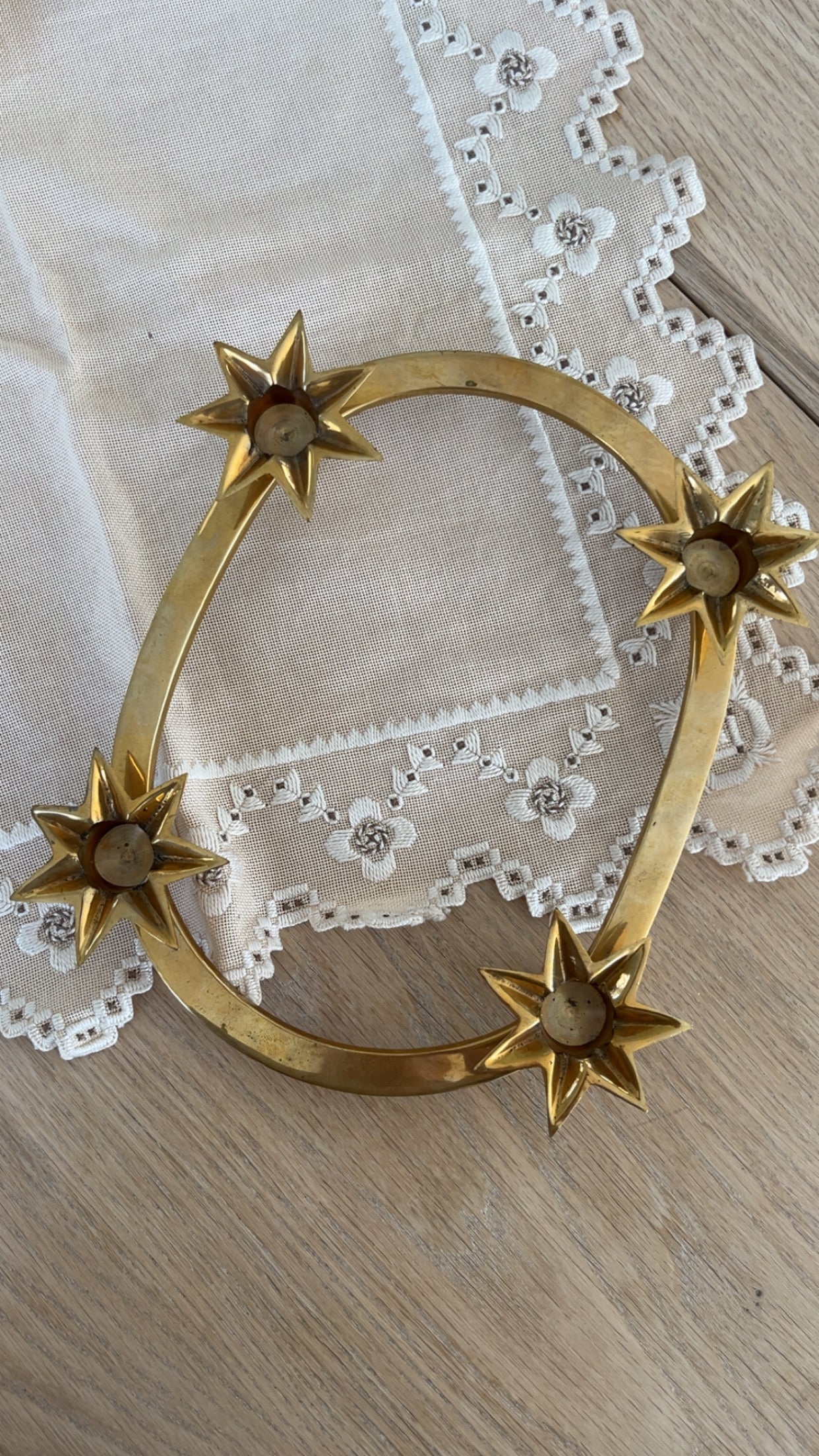 Messing adventsstage, stjerne