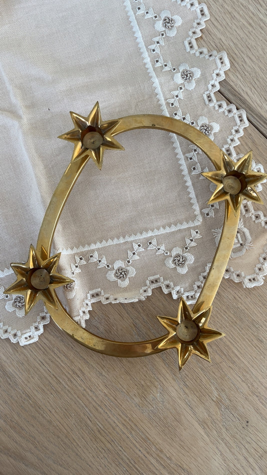 Messing adventsstage, stjerne