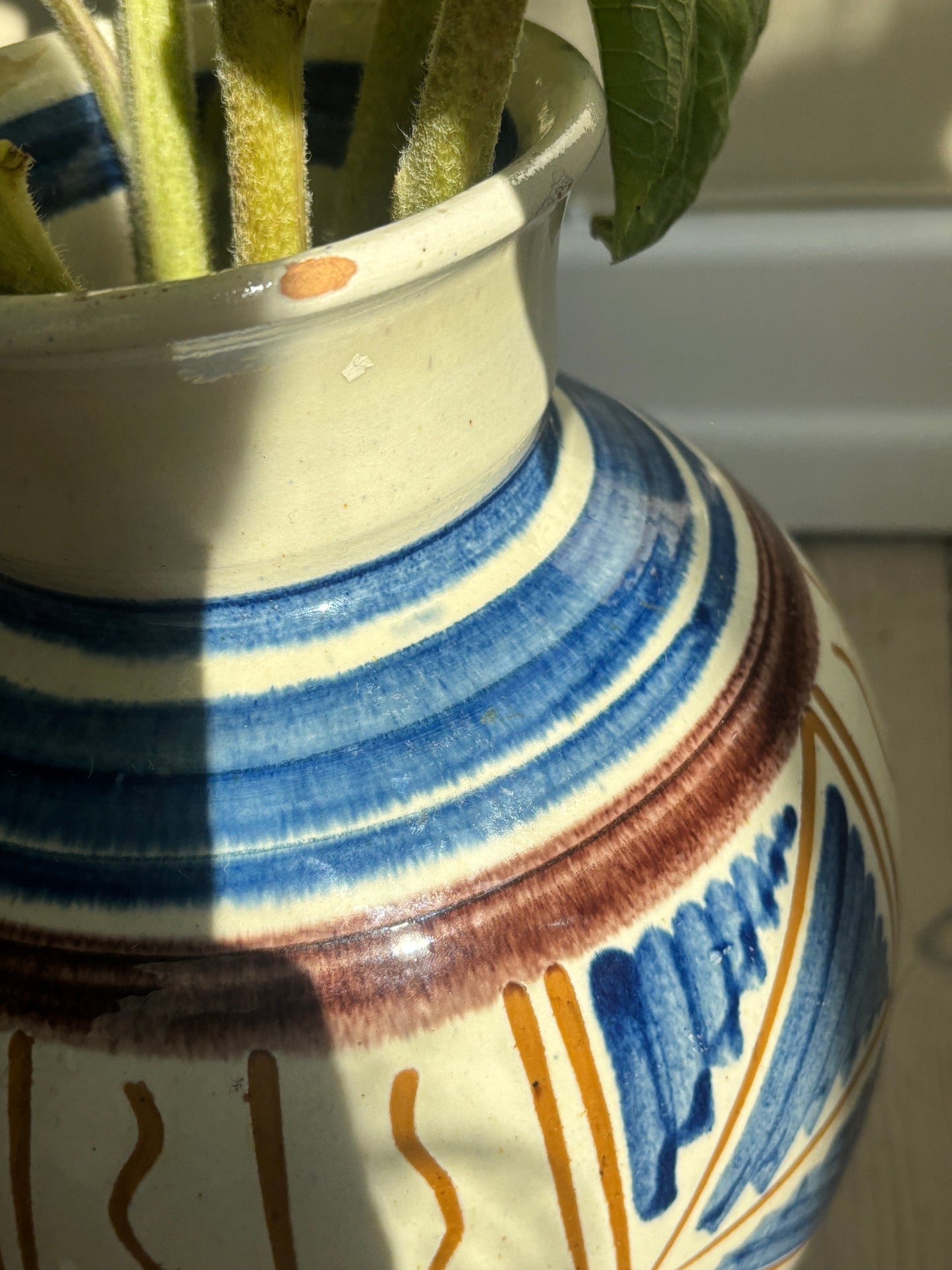 Stor smuk keramik vase