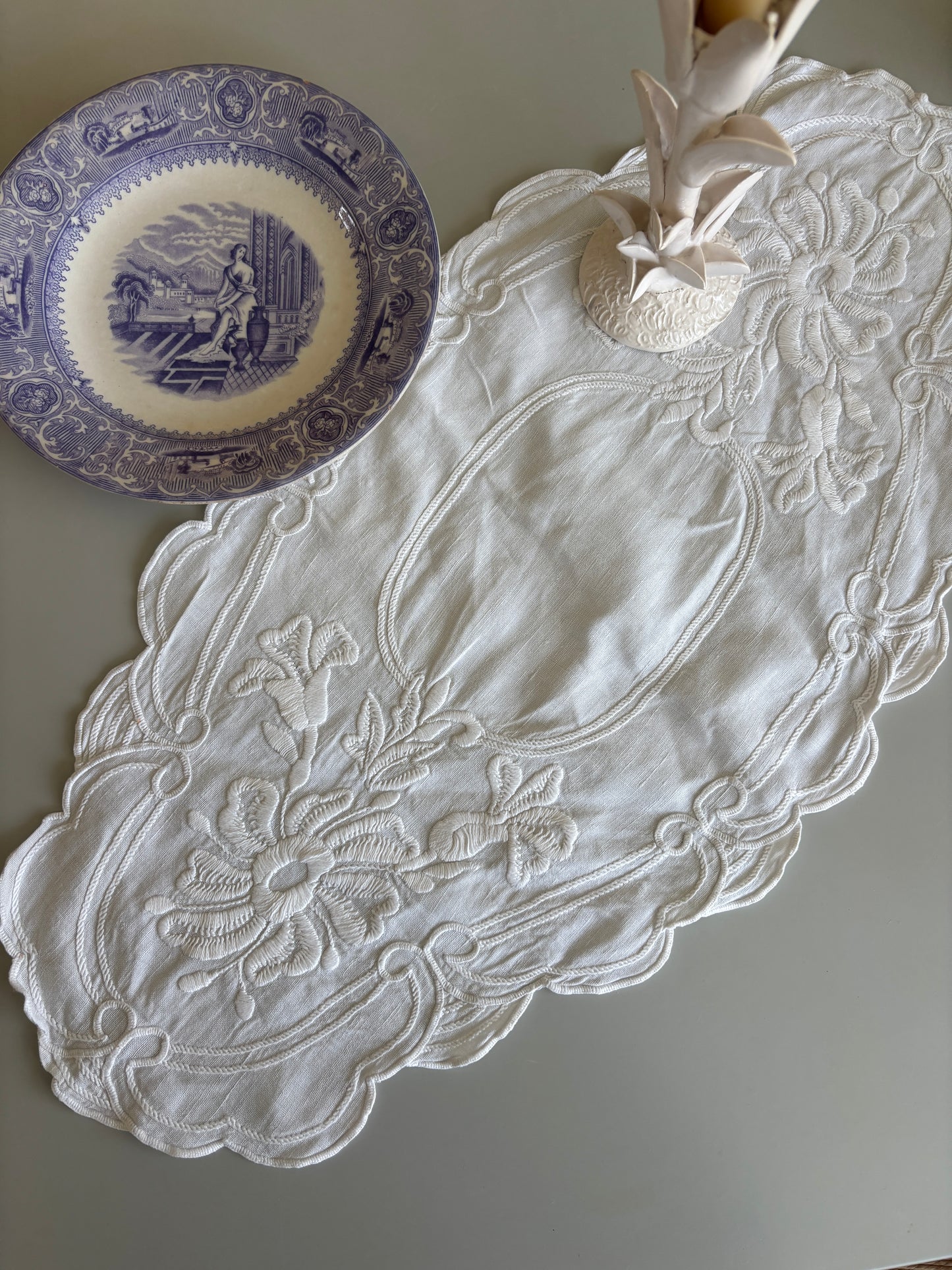 Vintage tekstil broderet